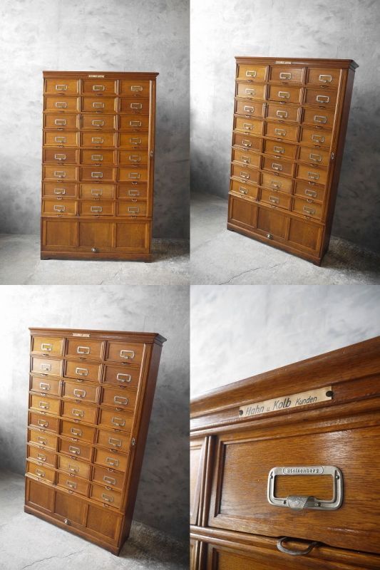 アンティーク stolzenberg ファイリングキャビネット