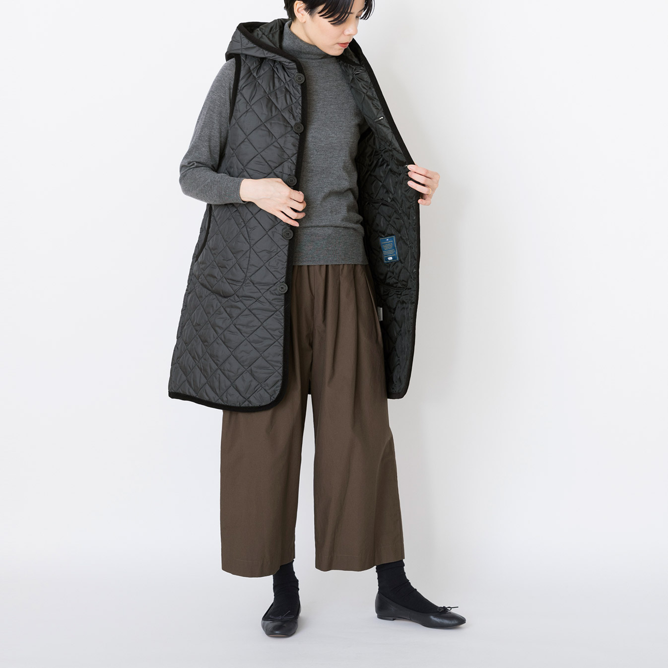 キルティングフードベスト | ラベンハム LAVENHAM - STAMPS ONLINE