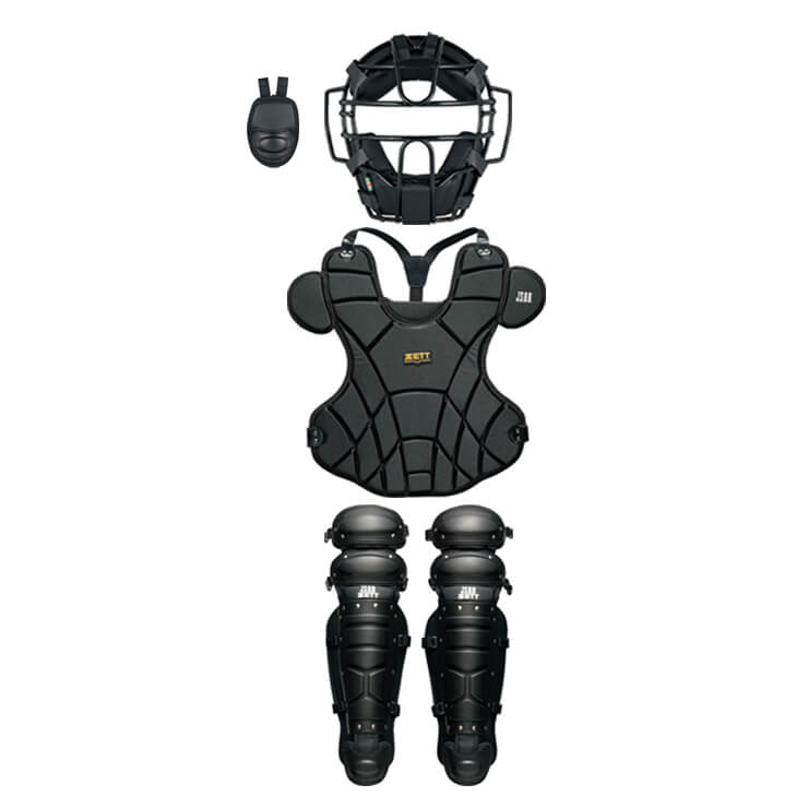 ゼット ZETT 軟式 キャッチャー防具 4点セット マスク プロテクター