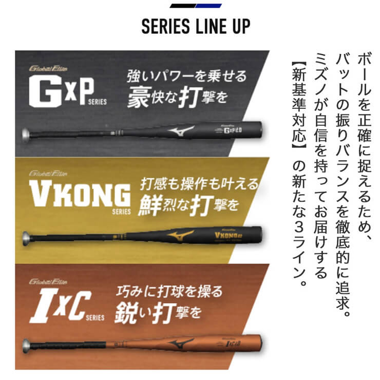 2024新基準対応】ミズノ 硬式 金属バット IxC 1.0 グローバルエリート