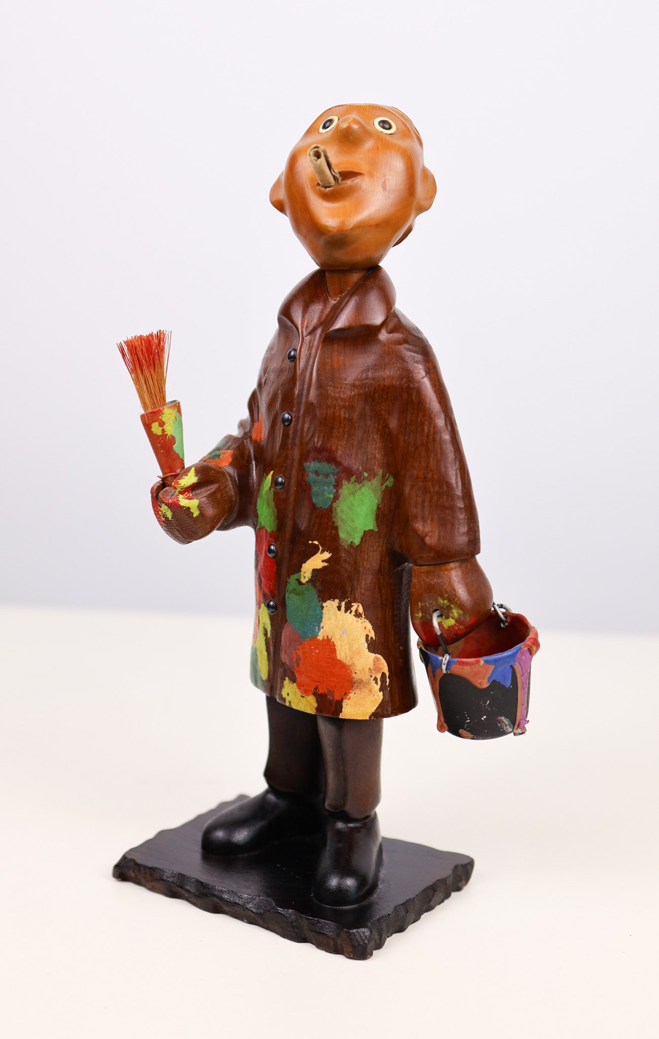 Romer Italy Hand Carved Wooden Artist Figure – STARLAND Vintage