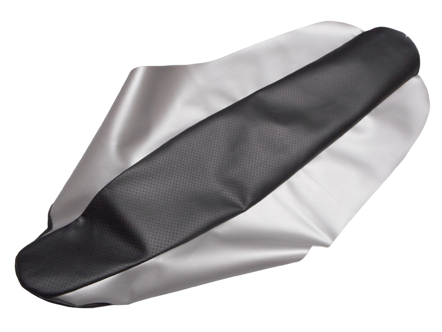 セロー250 / XT250X 用 張り替えシート皮（黒/シルバー