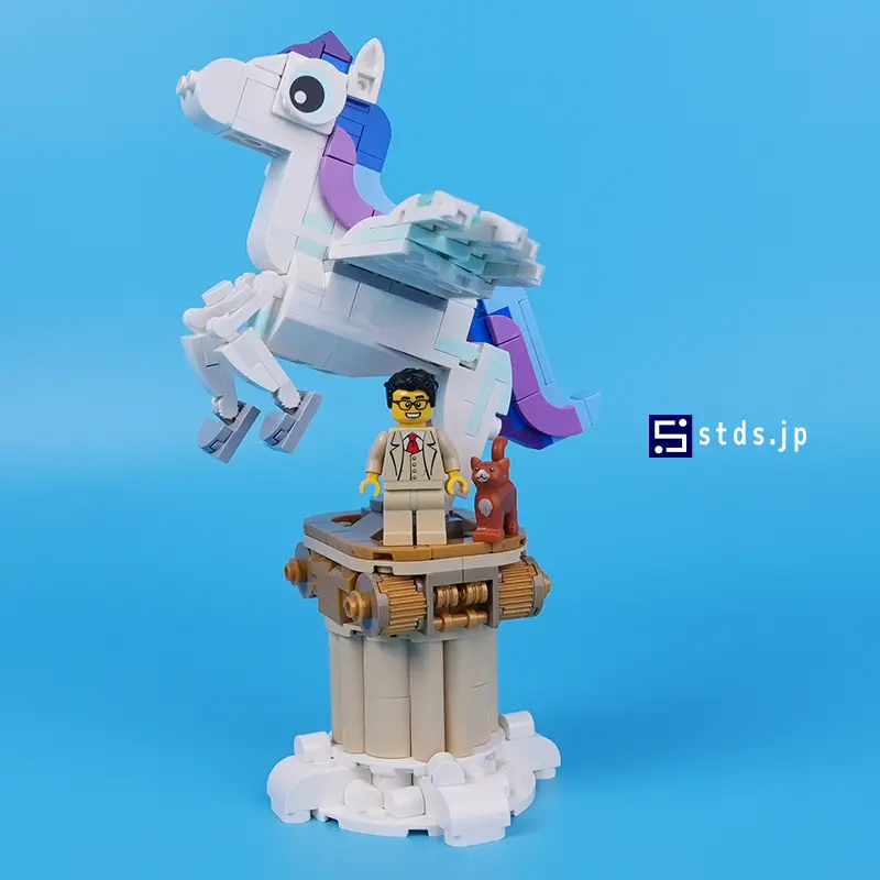 レゴ(R)クリエイター「まほうのペガサス(40691)」レビュー：ドラゴンと