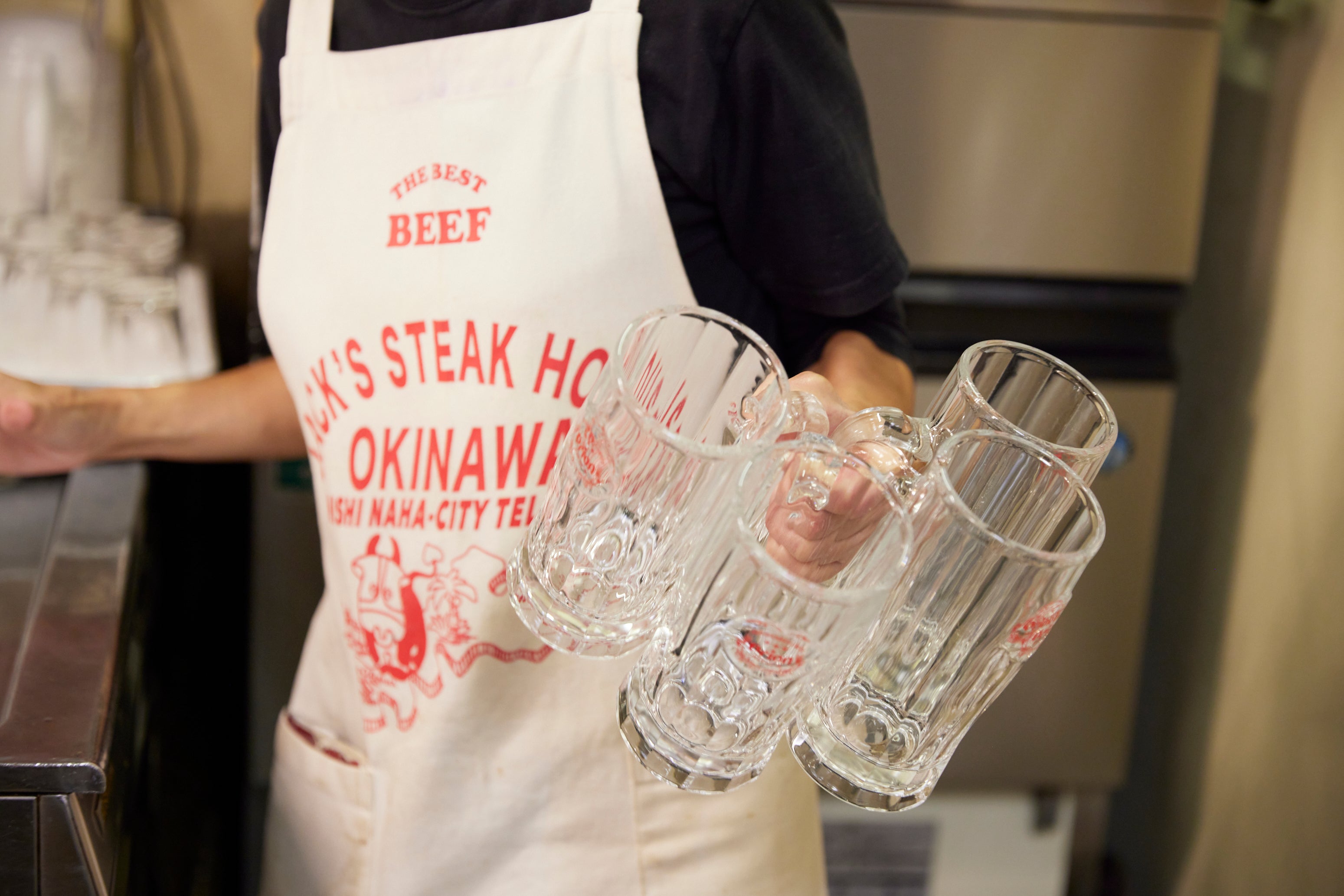 ジャッキーオリジナルエプロン（ 白 ） – JACK'S STEAK HOUSE