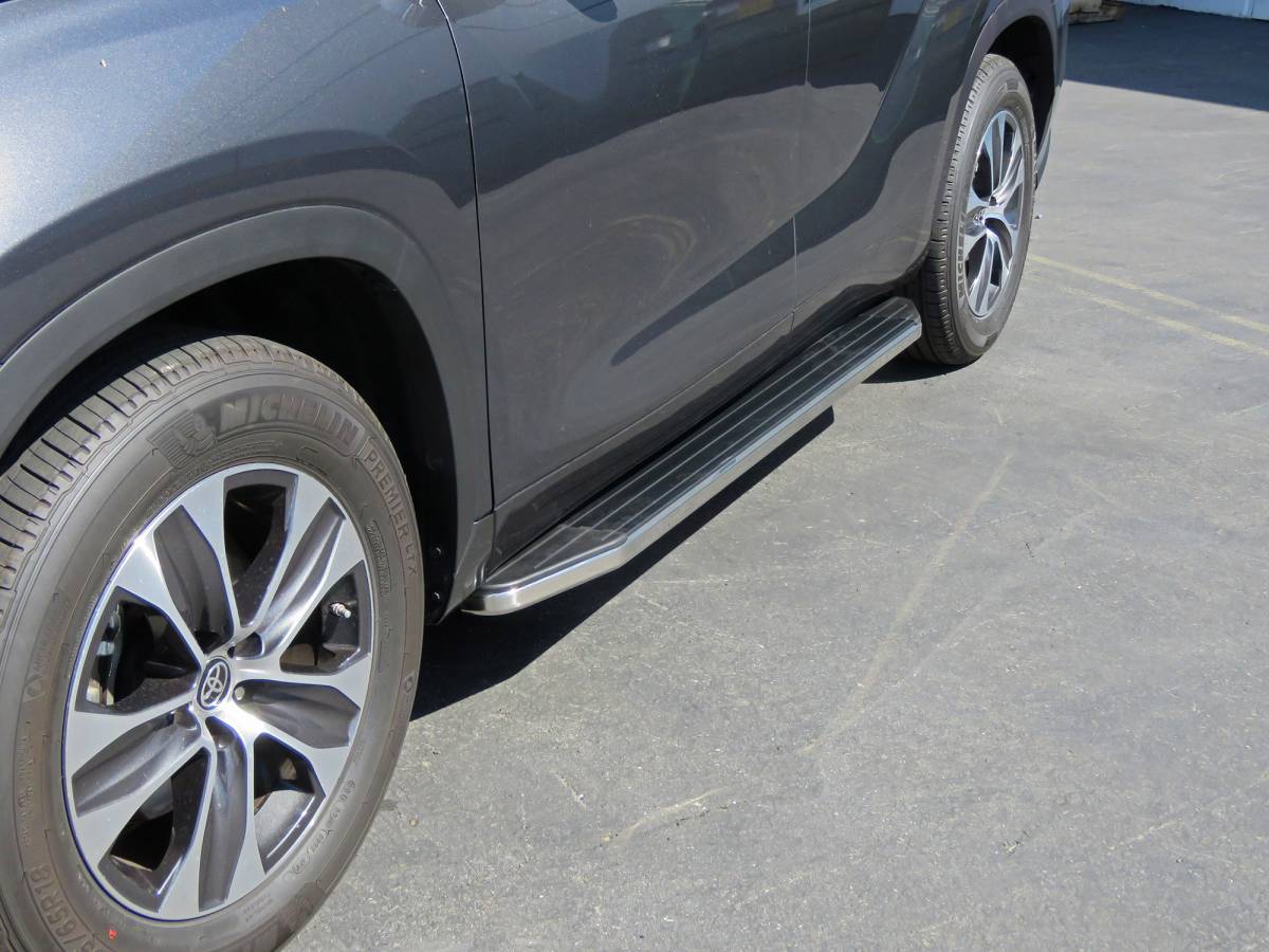 Steelcraft 134500 STX100 Running Boards, Black with Stainless