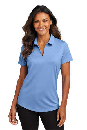 LK683 Ladies Flat Knit City Stretch Polo Shirts