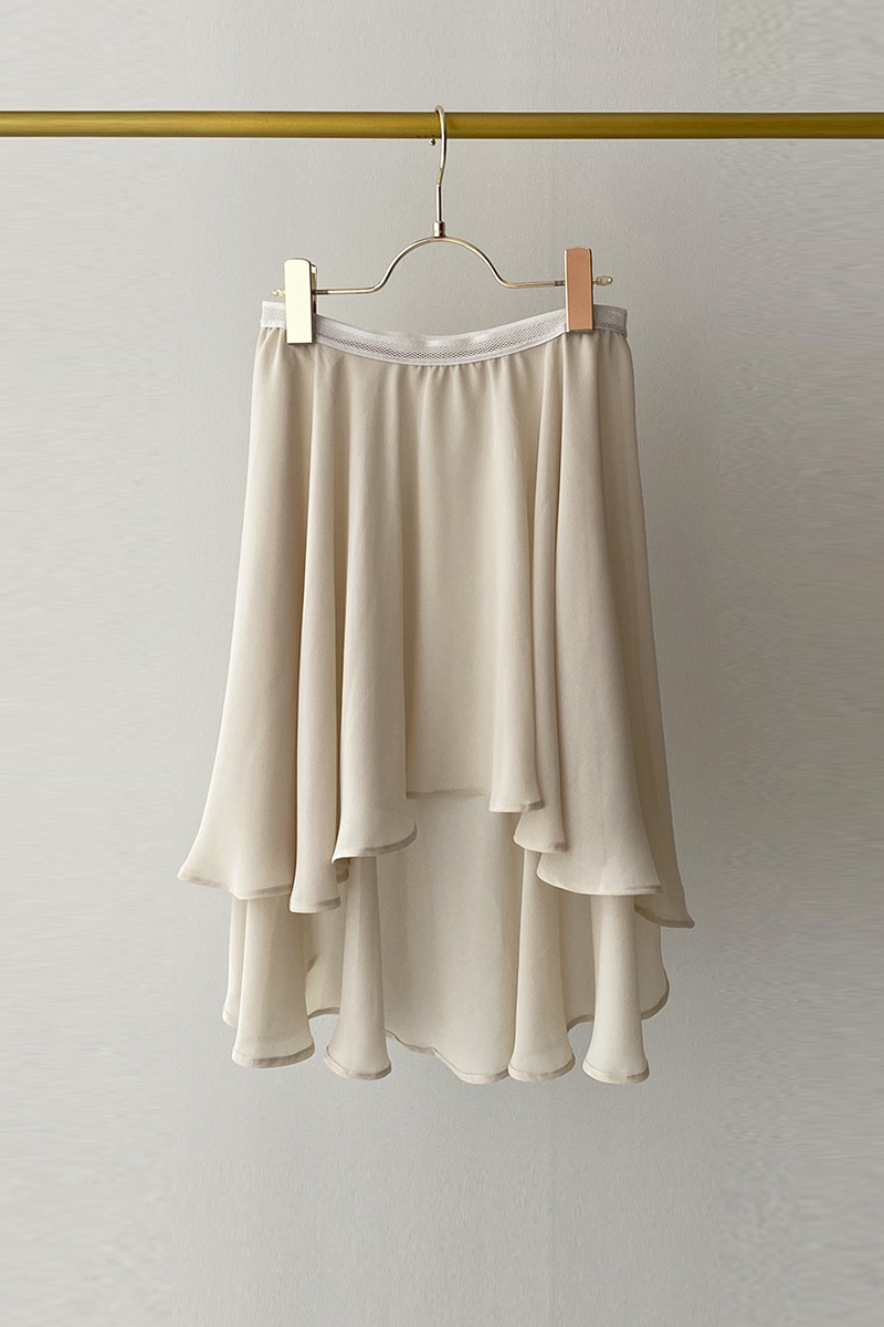 stina / pull-on skirt / cream