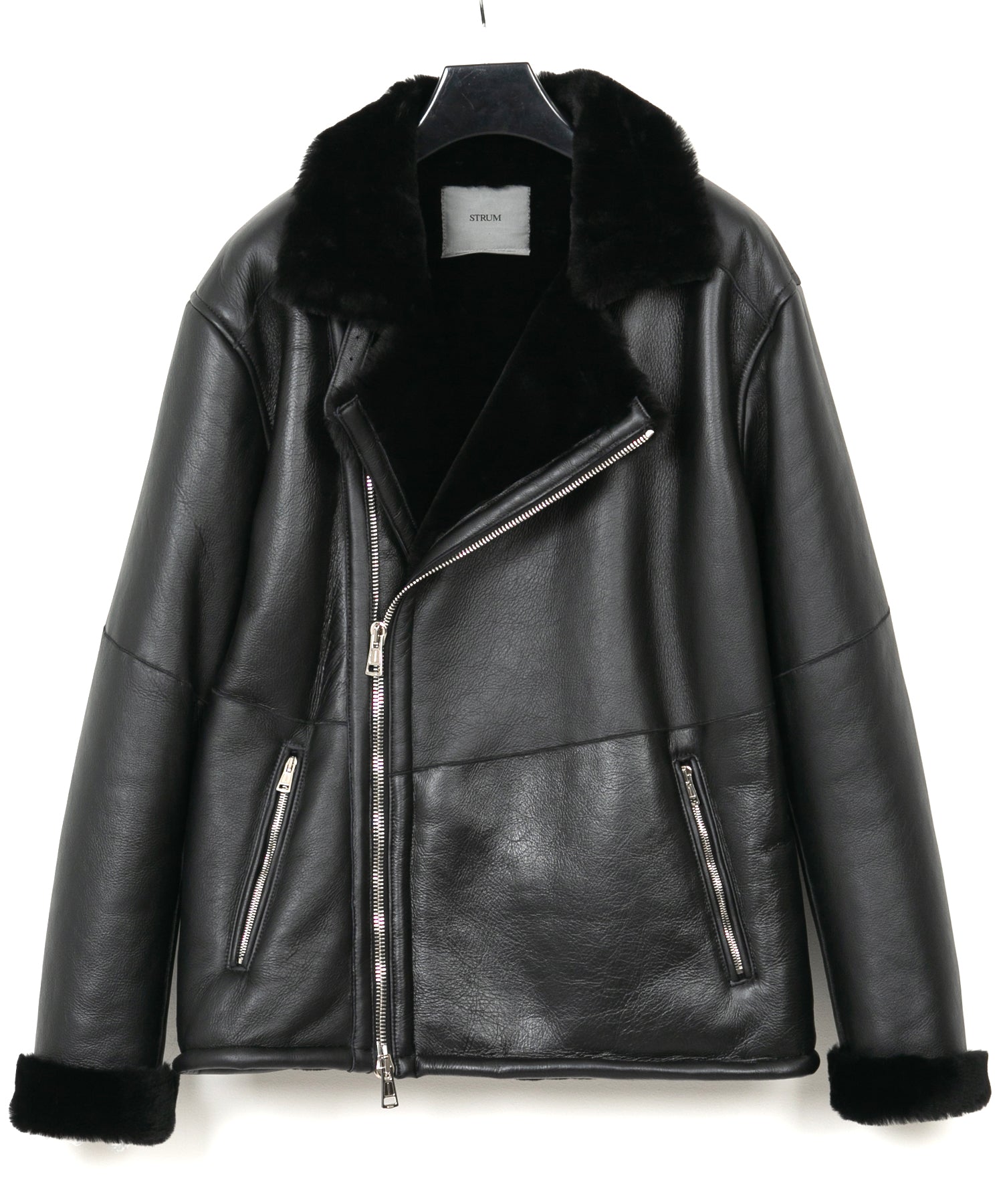 スペイン メリノ ナッパラン仕上げ CHAMBERS B-3 ムートンライダース