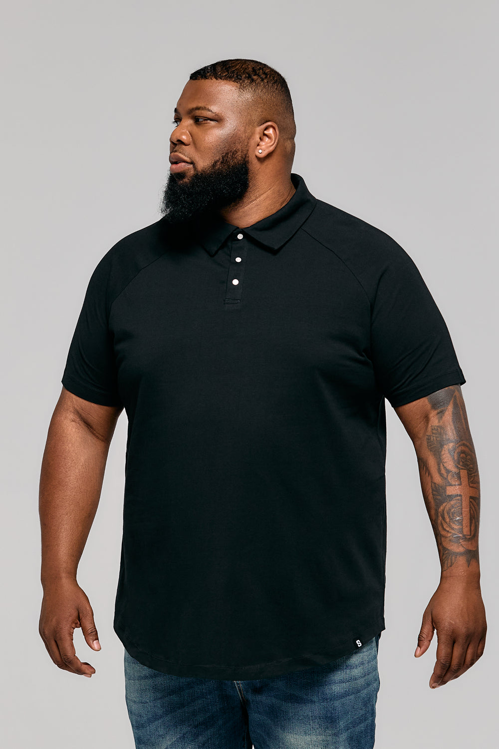 Everyday Stretch Snap Polo - Longer Length