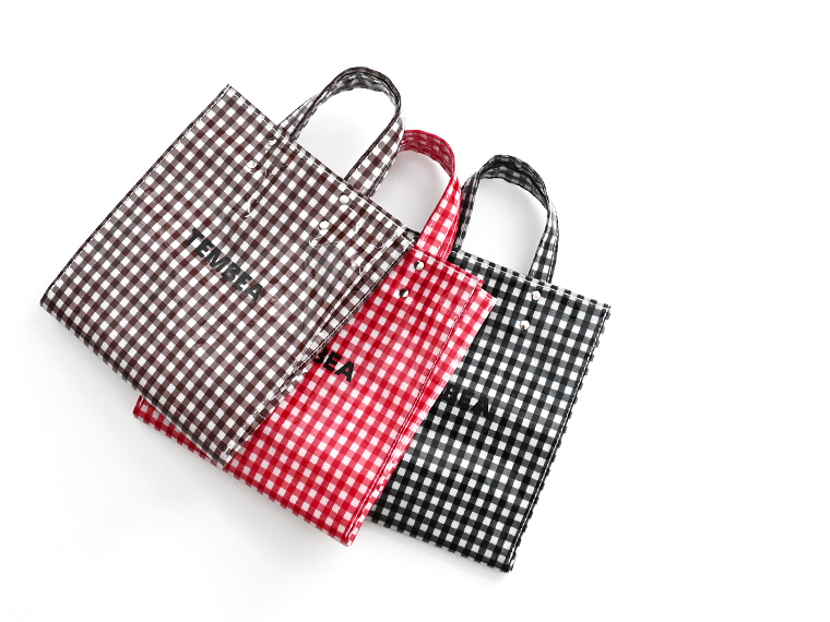 TEMBEA(テンベア) PAPER TOTE SMALL GINGHAM