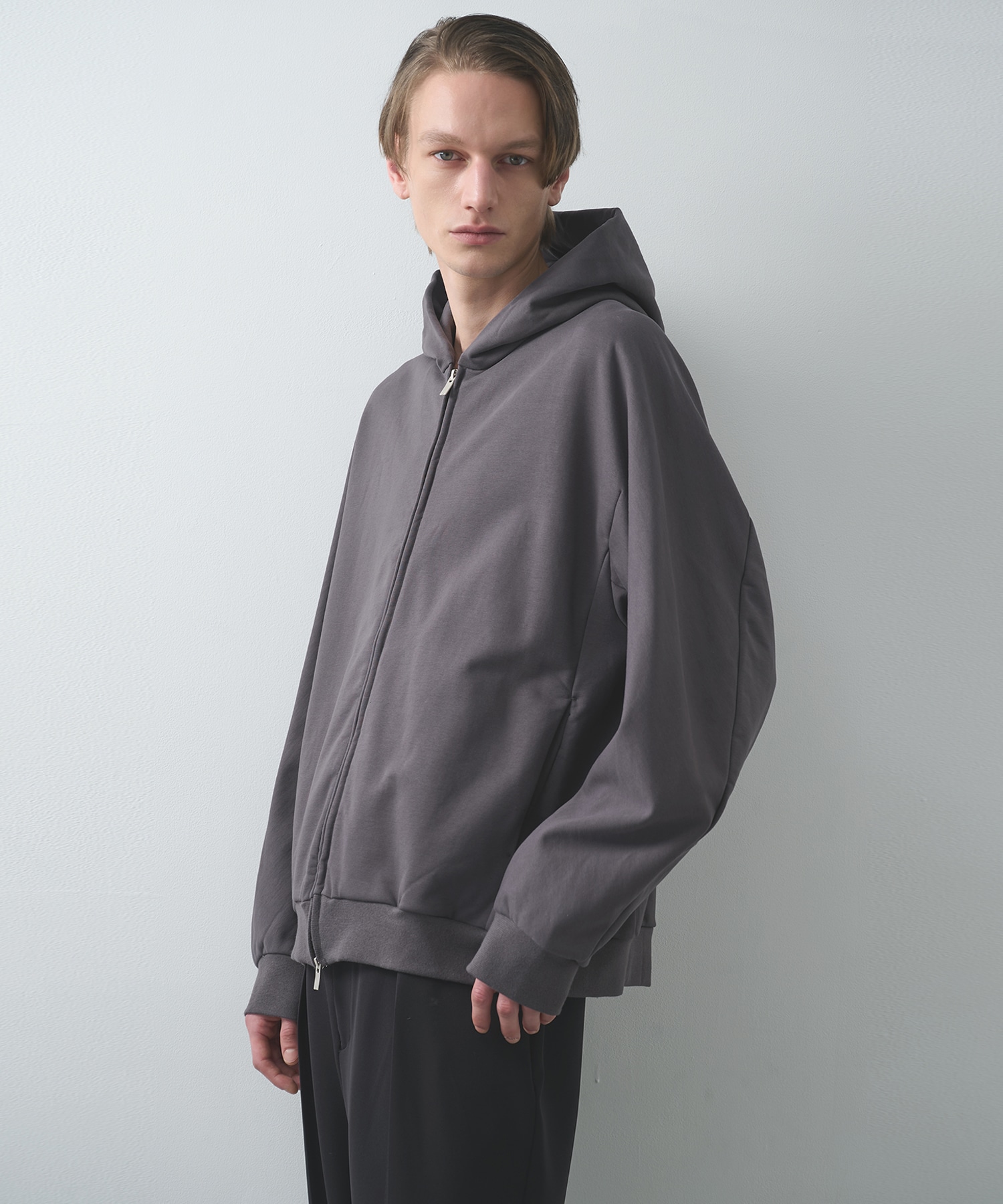 CO STRECH TERRY ZIP UP HOODIE｜ATTACHMENT
