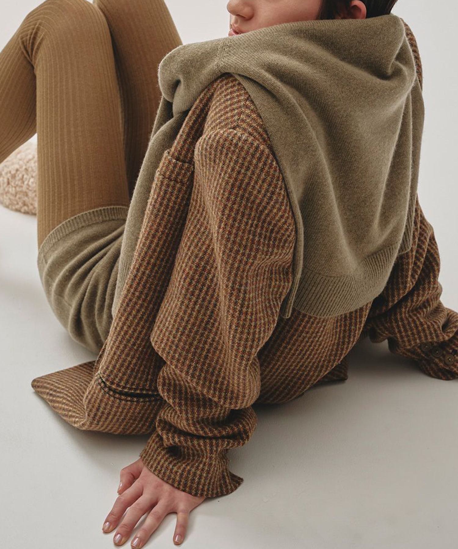 Wool100% Check Jacket(36 CAMEL): TODAYFUL: WOMENS｜ STUDIOUS