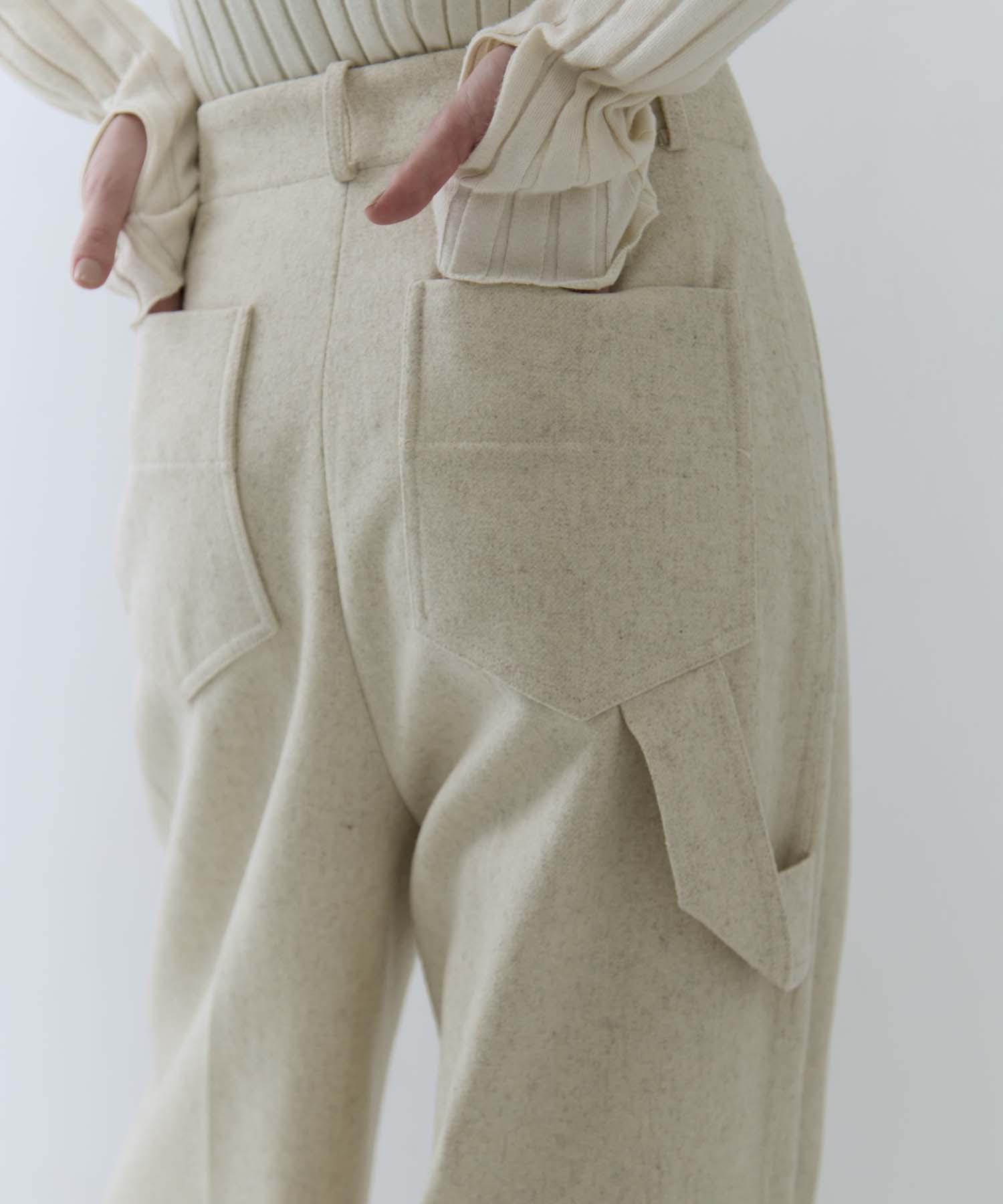 別注】Wool Painter Pants(36 ECRU): TODAYFUL: WOMENS｜ STUDIOUS