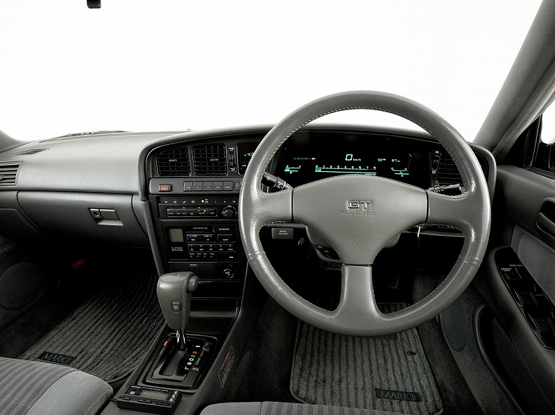 トヨタ マークii 2.5GTツインターボ JZX81 シートカバー付 純正AW