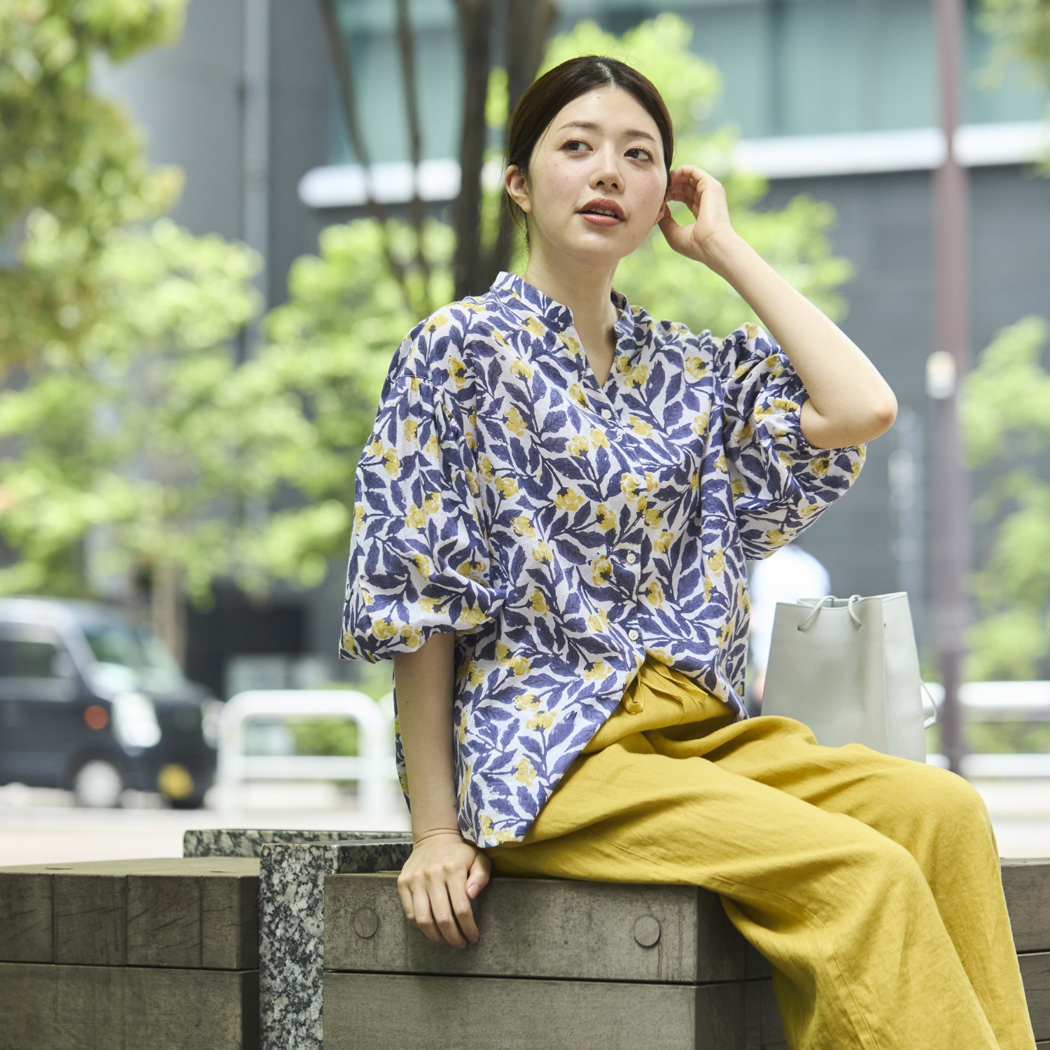 Kilka×kapuwa/風が通るカディーコットンブラウス PURE -汗問題を解消