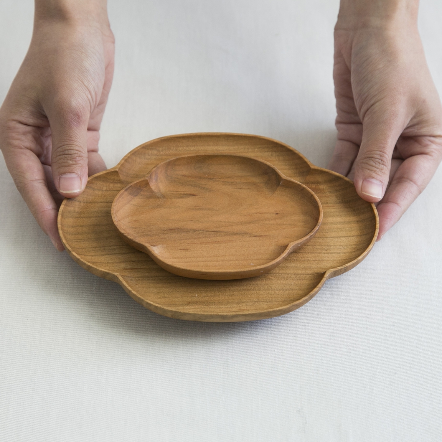 四十沢木材工芸/KITO 小皿 木瓜 小 -これ一枚でおもてなし上手