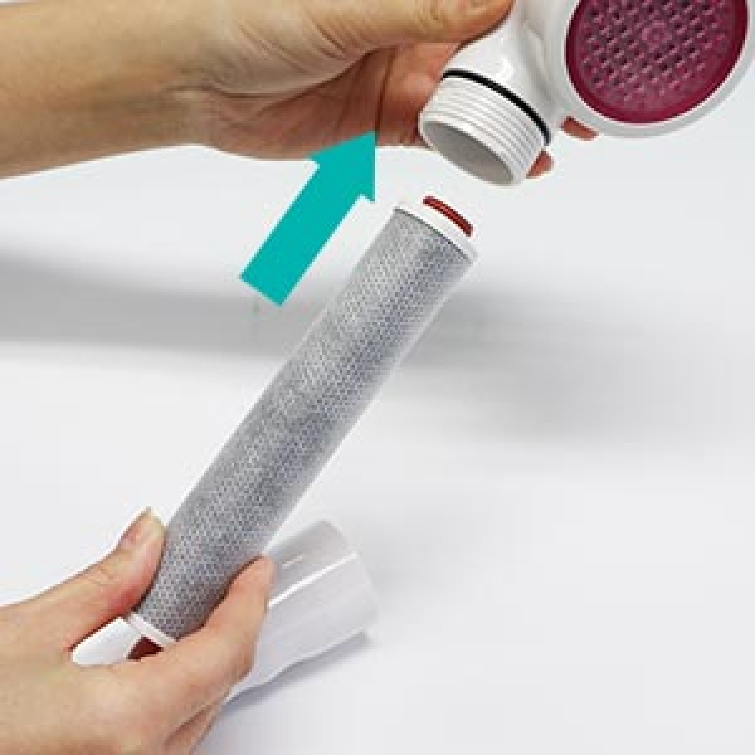 Etec/ウルオシャワー 交換カートリッジ（天然鉱石付） -塩素100％除去