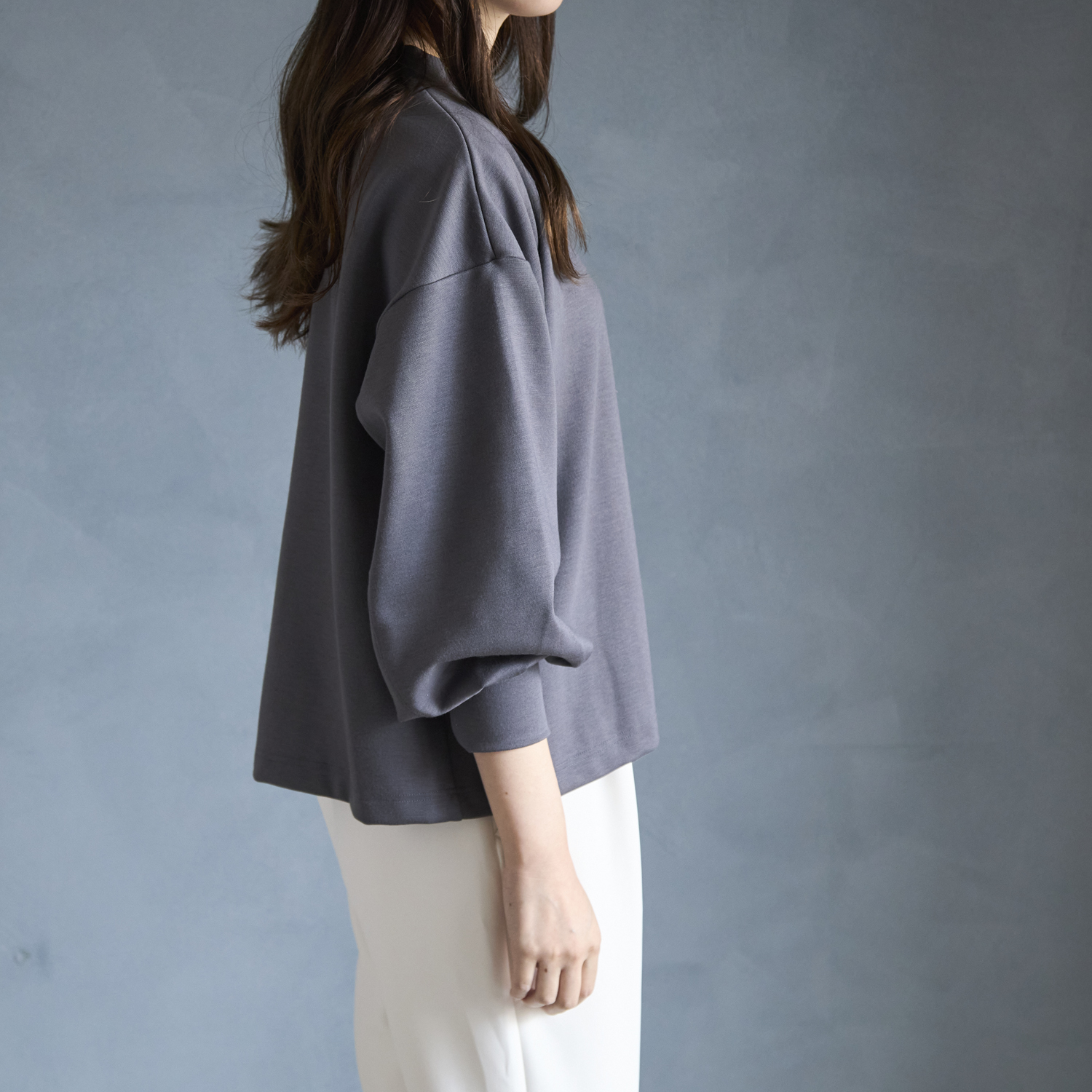 Kilka/家で洗えてシワになりにくいあったかプルオーバー -洗濯機で洗え