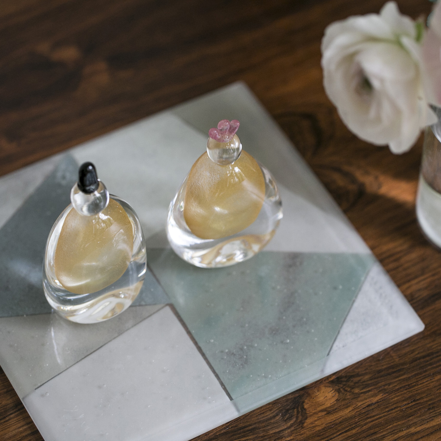 硝子屋 PRATO PINO/雛人形のオブジェ -松野さんが1つずつ手作りして