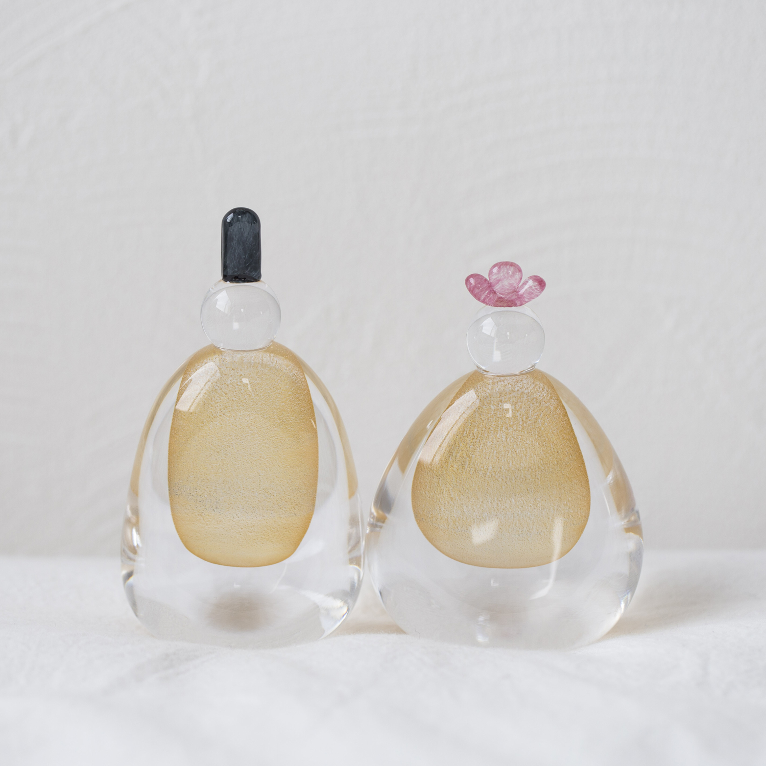 硝子屋 PRATO PINO/雛人形のオブジェ -松野さんが1つずつ手作りして