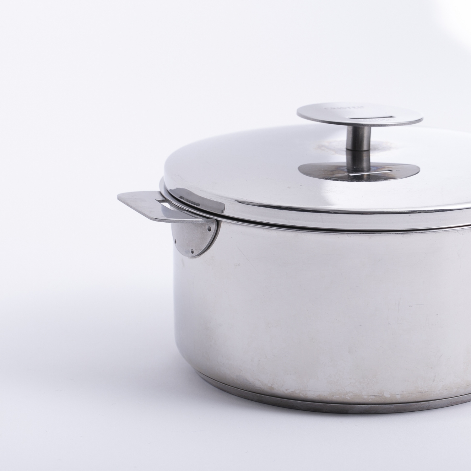 CRISTEL/グラフィット 深鍋 18cm -収納性抜群！ハンドル着脱式の