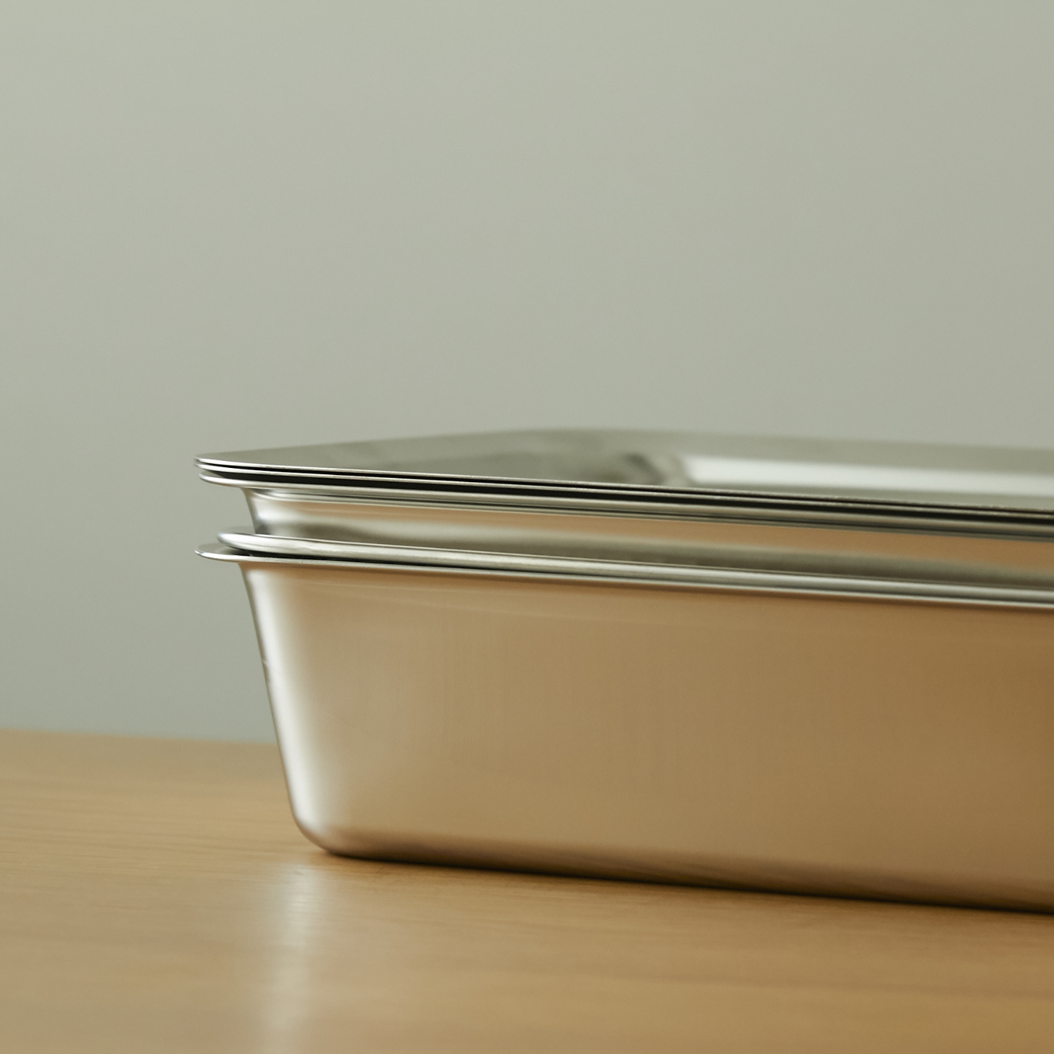 Three Snow 新越ワークス/角ざる&フタ付バット8点セット -調理