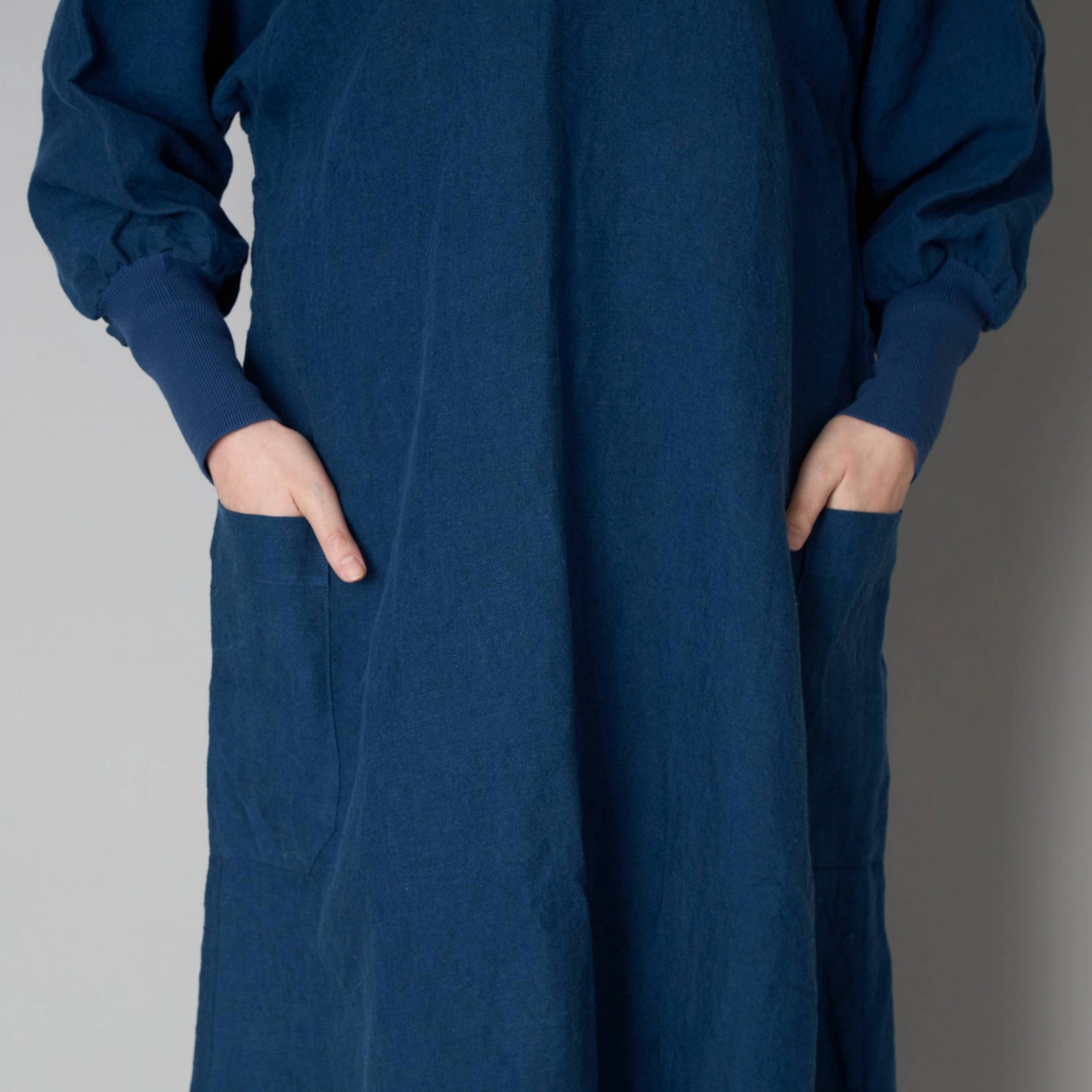 kapoc/割烹着 3rd -ワンピースのように着こなせて、コート代わりにも