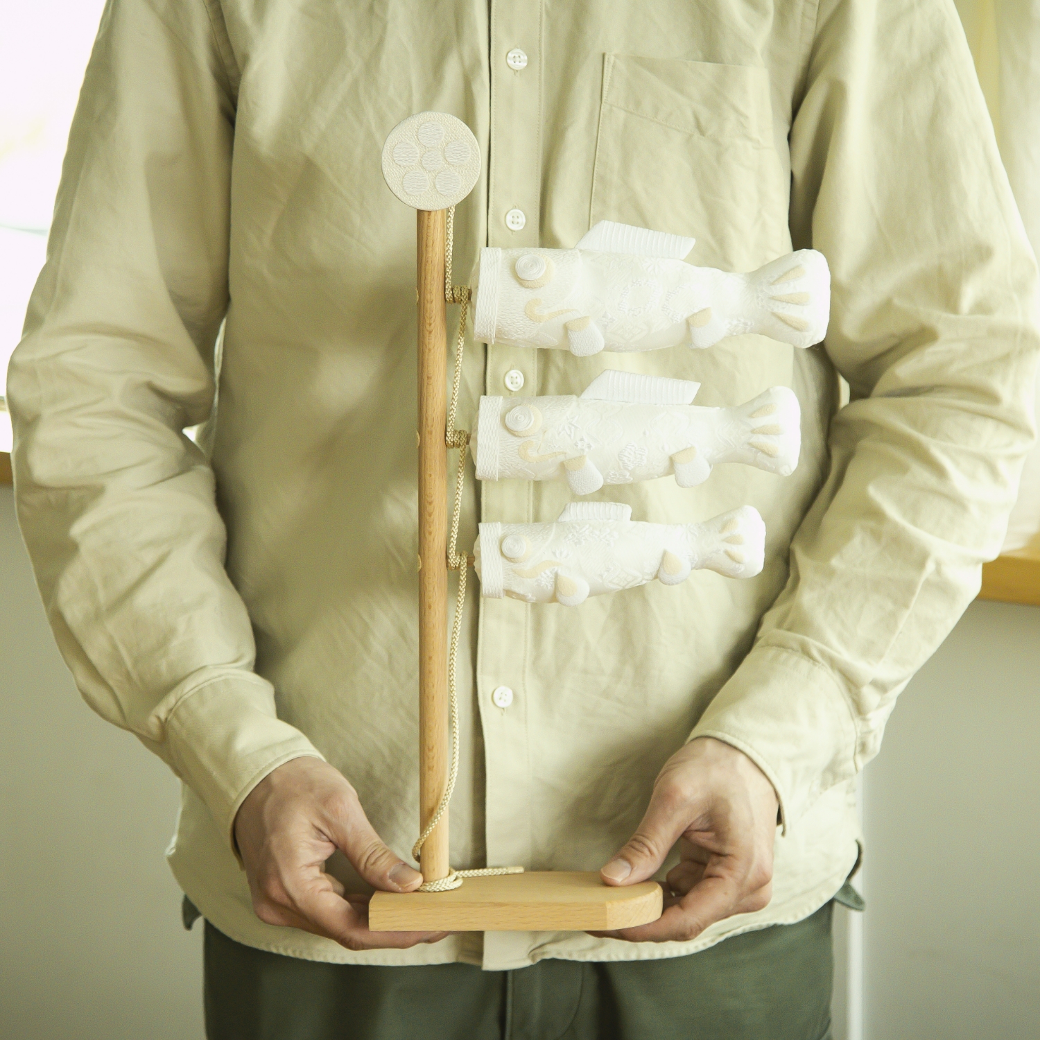 KYOTO YUMEMIYA/白粋 卓上こいのぼり 朝陽 -コンパクトでシンプル