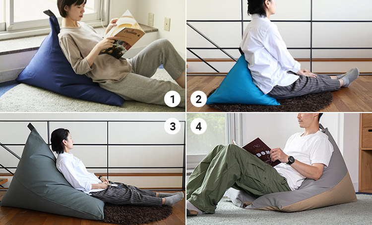 tetra 体に寄り添うようにフィットするビーズクッション - スタイルストア