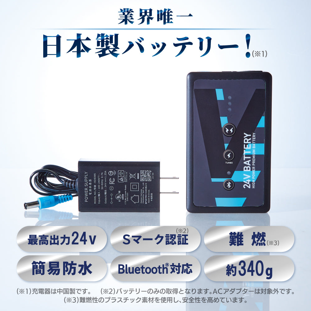 メーカー保証付】 空調風神服Ⓡ JapanLabel 24V仕様 RD9590PJ