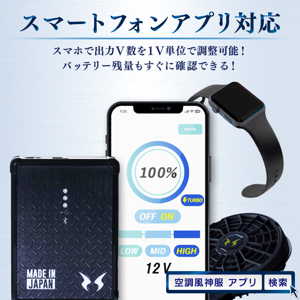 メーカー保証付】 空調風神服 JapanLabel 12V仕様 RD9291J【リチウム