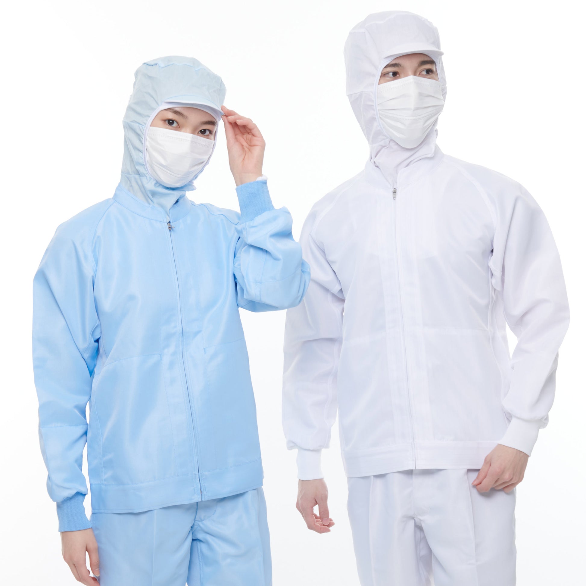 サンエス 食品工場用白衣 フードマイスター 動きやすいジャケット