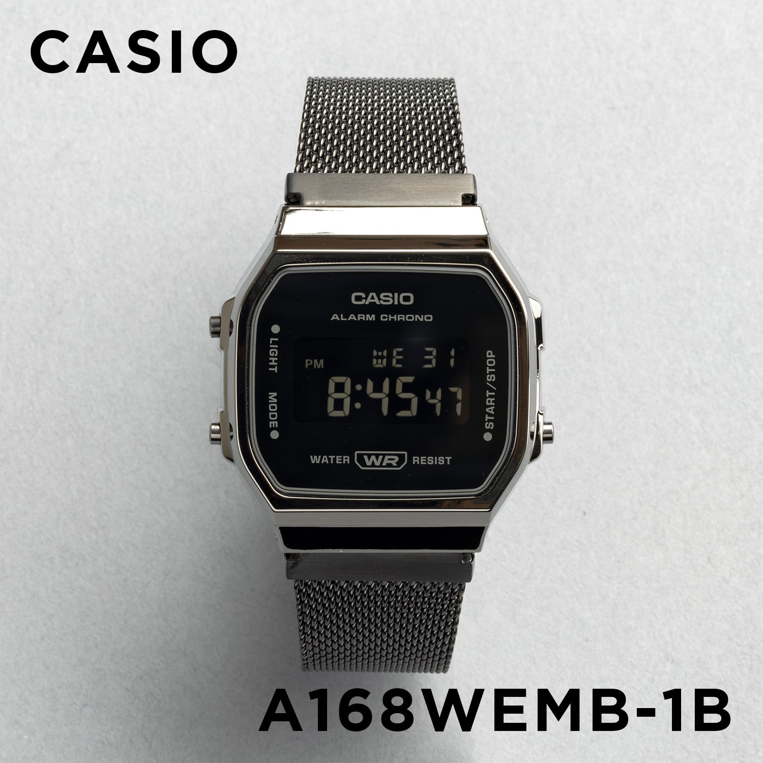 CASIO カシオ A168WEMB-1B メンズ 腕時計 日常生活用防水 10年保証