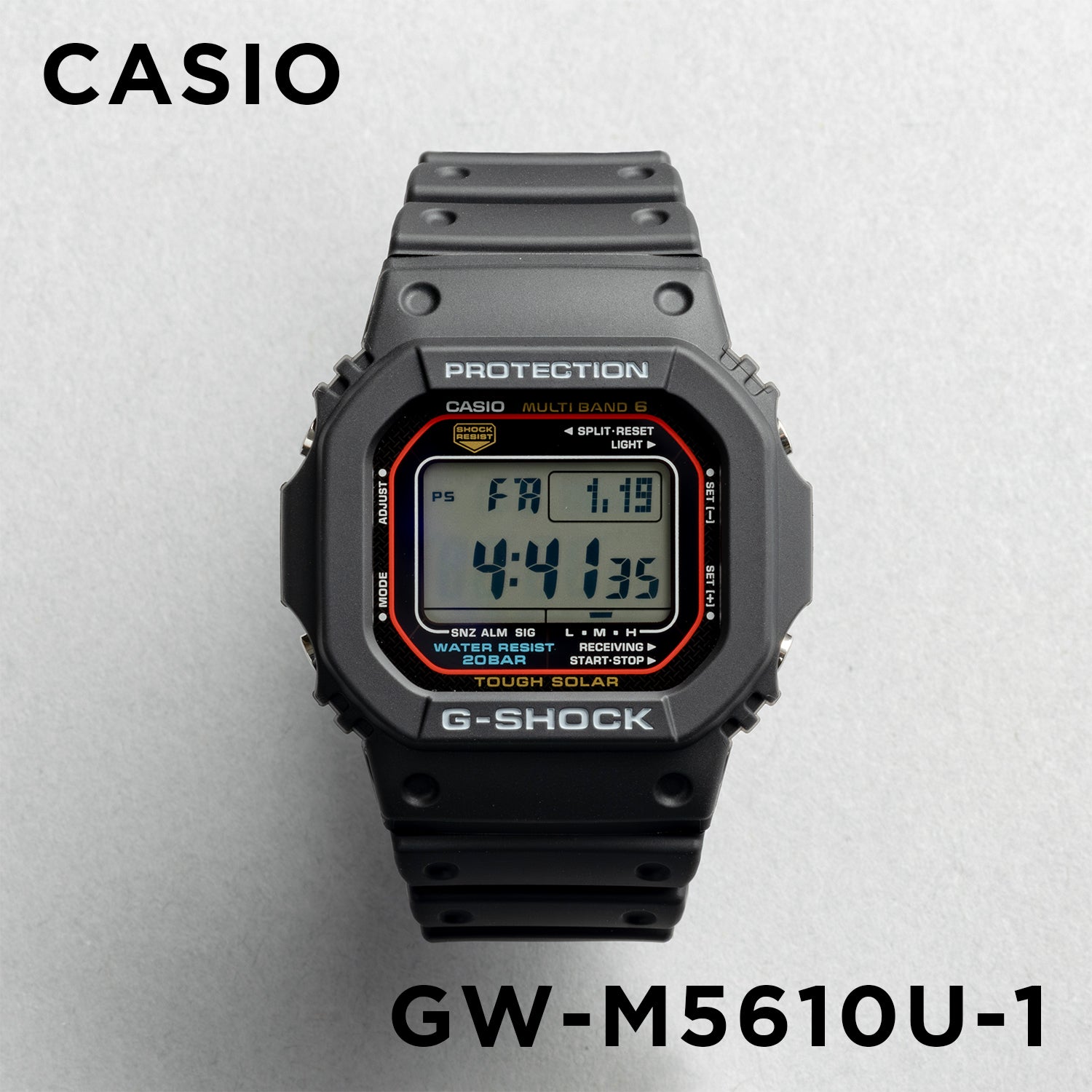CASIO G-SHOCK ジーショック｜防水・耐衝撃に優れた定番タフネス腕時計
