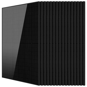 Black On Black Solar Panels | Black Solar Panels - SunGoldPower