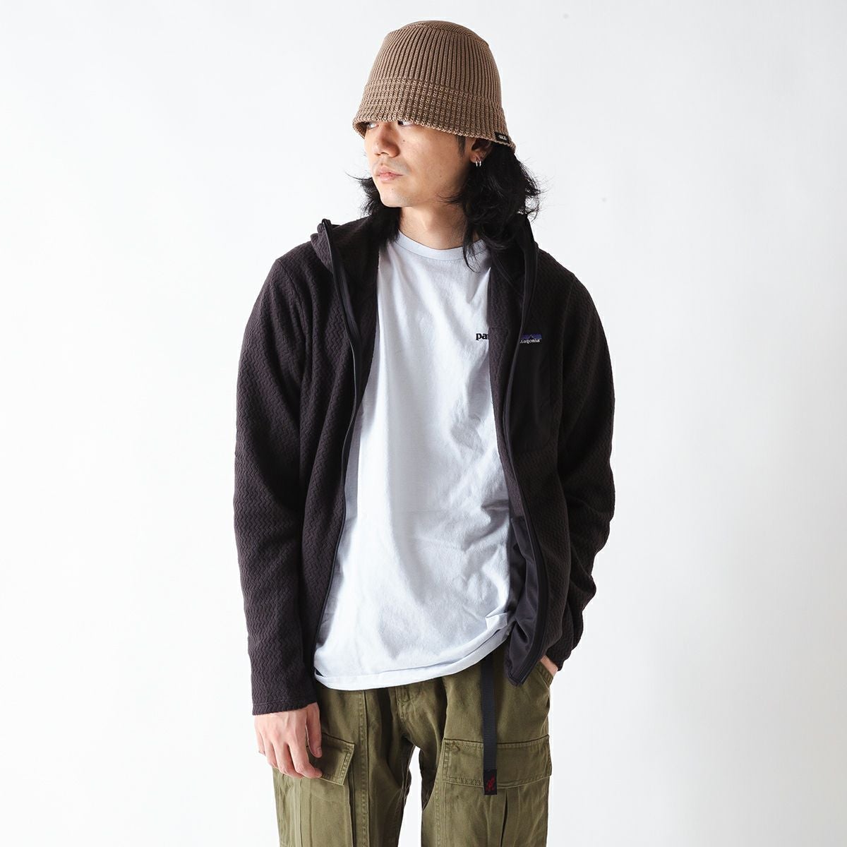 patagonia パタゴニア R1エアフルジップフーディ メンズ｜SUNDAY