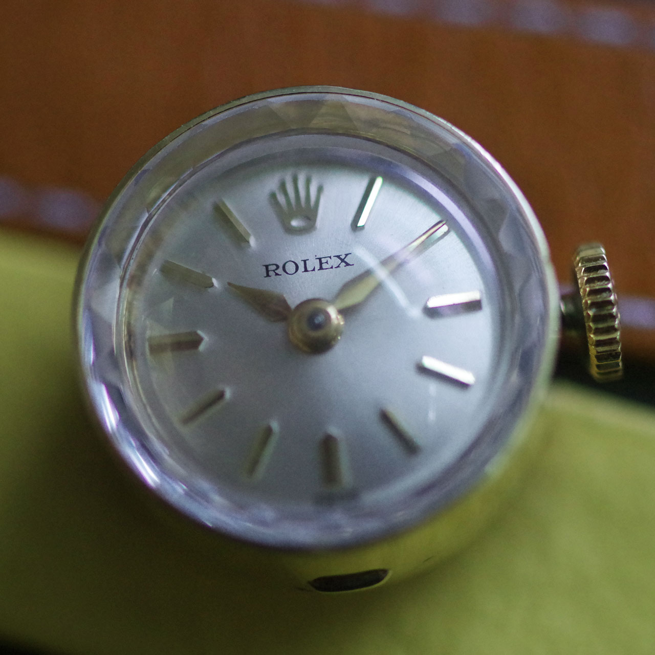 ROLEX ロレックス カメレオン Rolexオリジナル革ベルト＆王冠尾錠付き