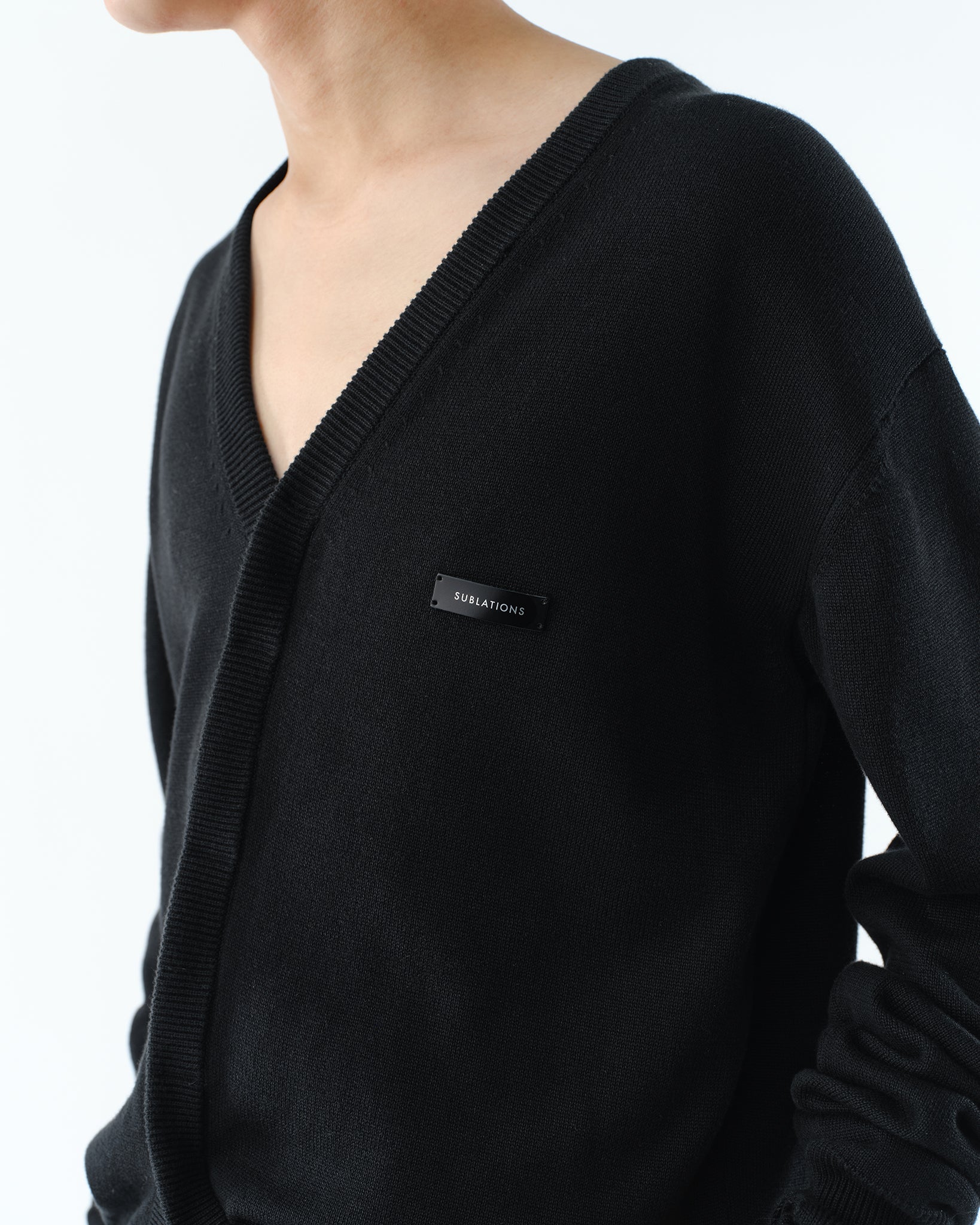 COMPACT LINER CARDIGAN .14 [BLACK] – SUBLATIONS