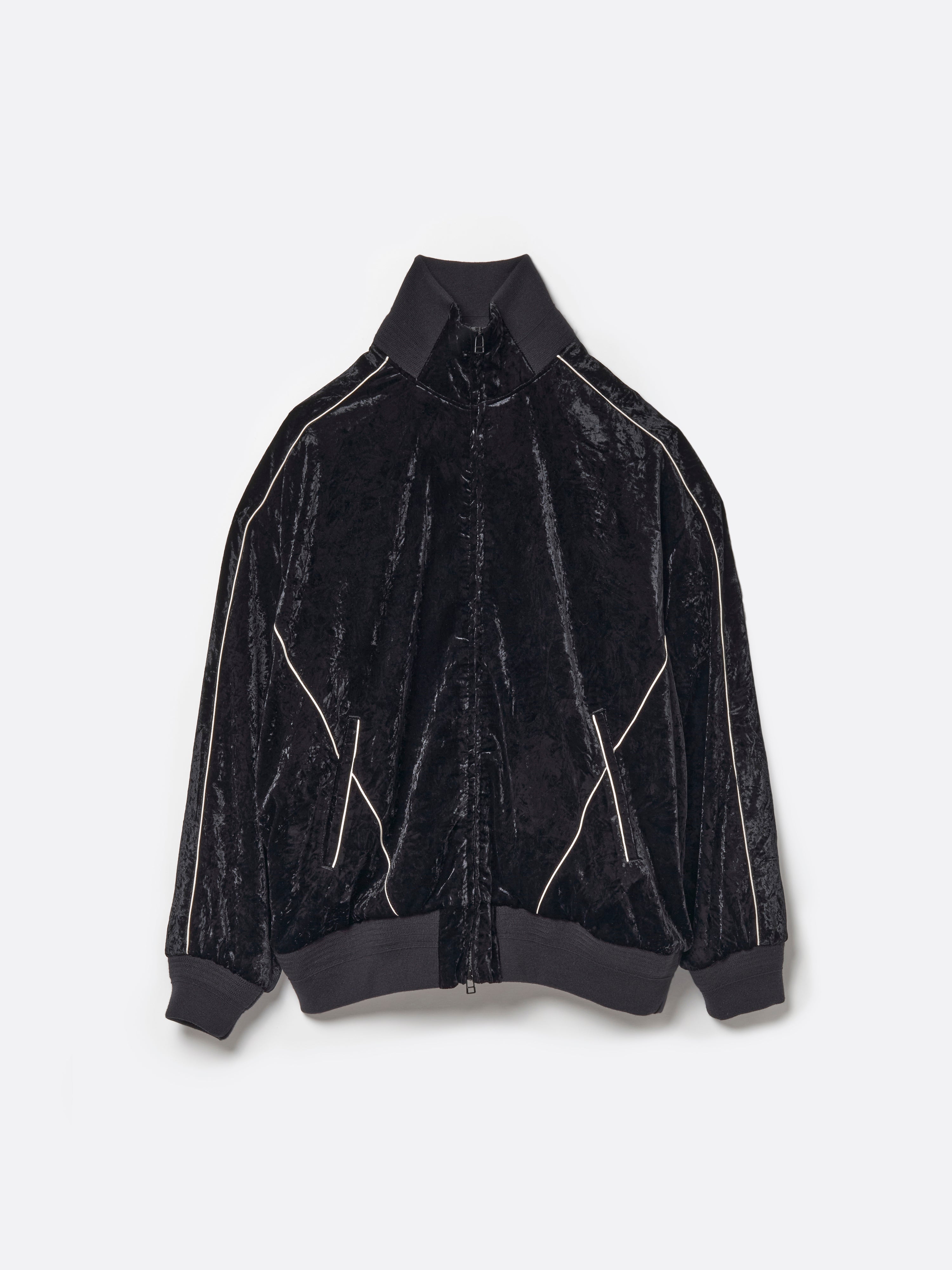 VELVET TRACK OVER JACKET .12【BLACK】 – SUBLATIONS