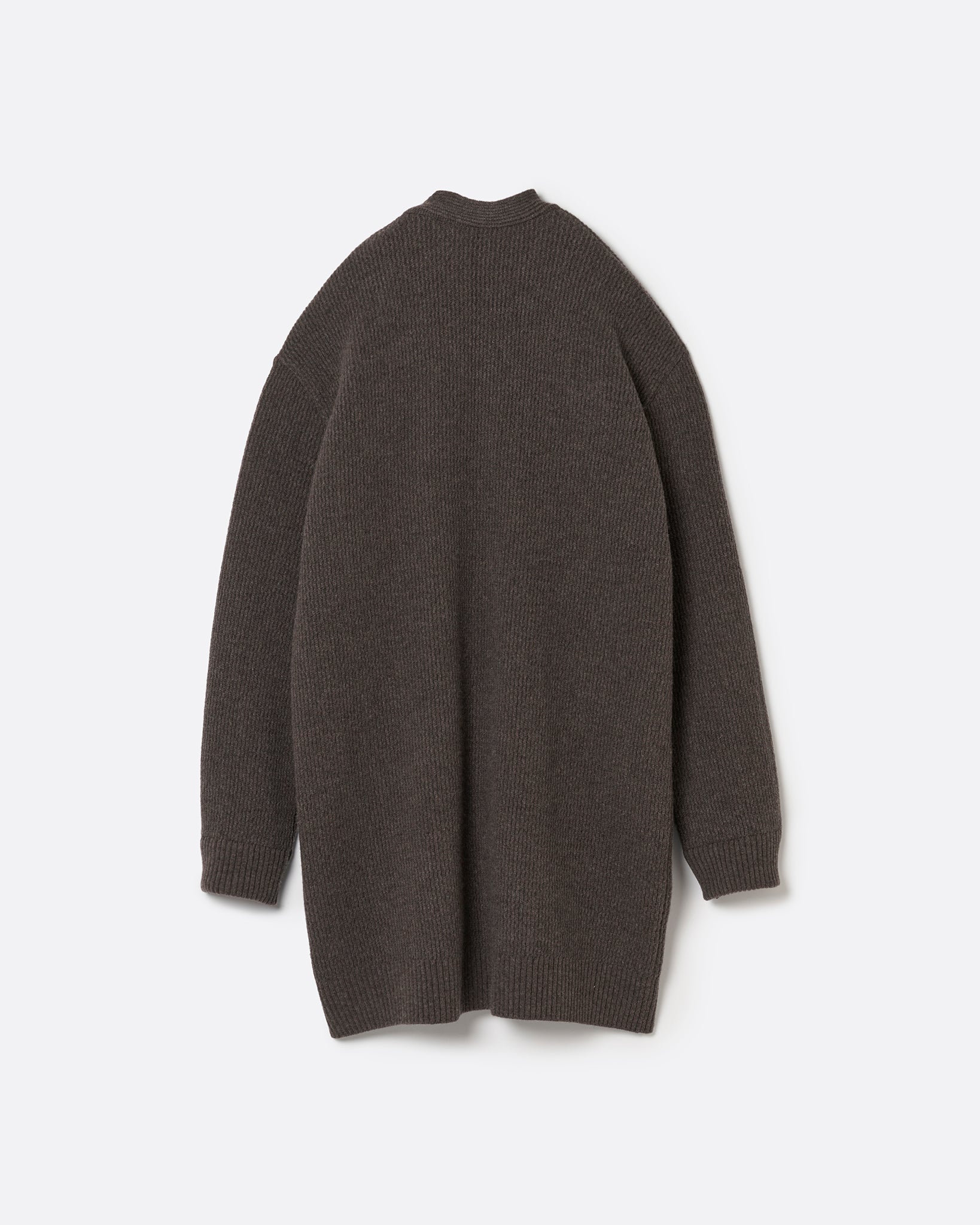 RAM WOOL HEAVY LONG CARDIGAN .14 [MOCHA] – SUBLATIONS