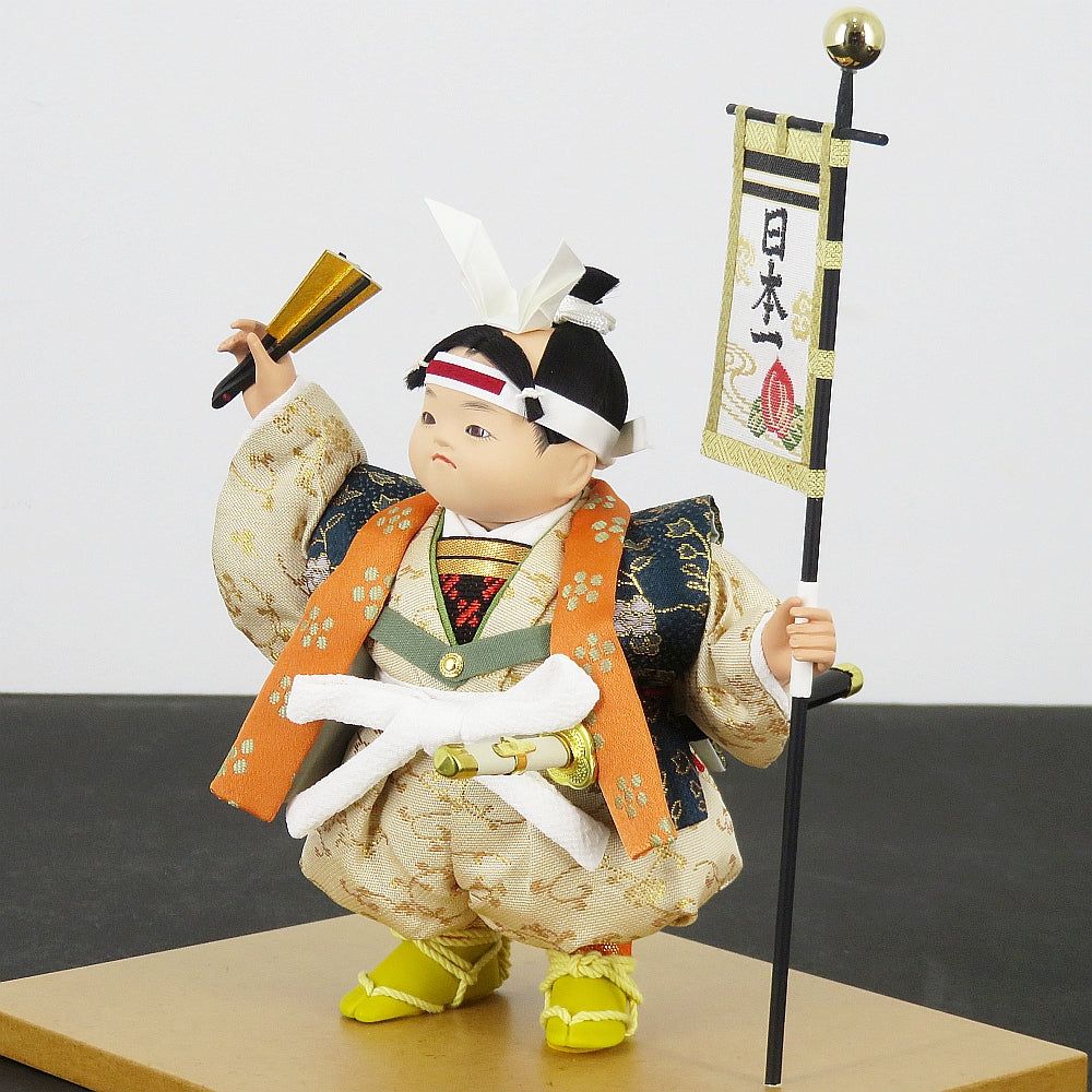 松崎幸一光 桃太郎5号 日本一旗 アクリルケース入り – スガ人形店