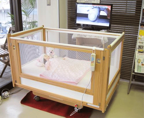 赤ちゃん用電動で揺れるベッドsuima（スイマ）体験場所！