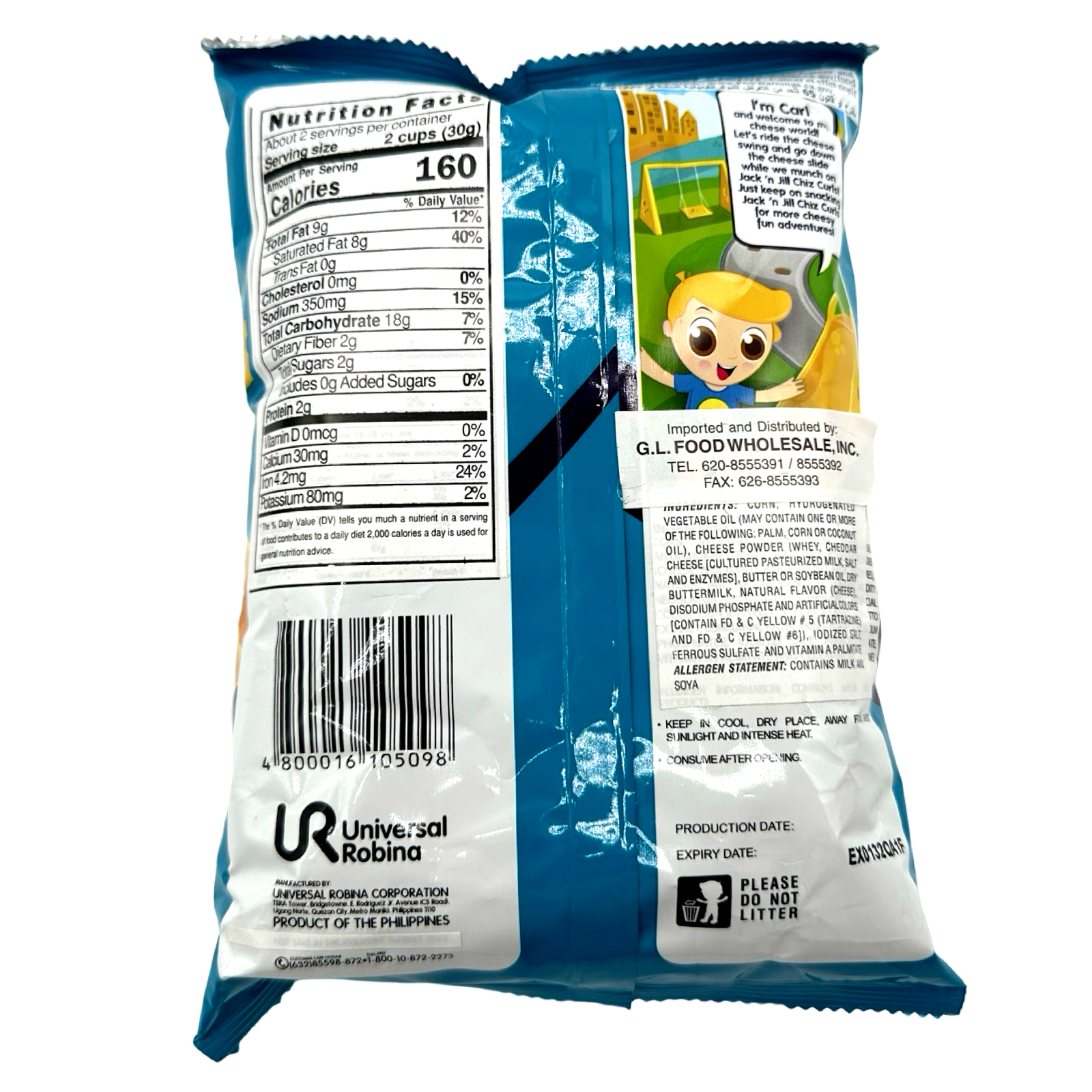 Jack 'n Jill - Chiz Curls - 1.94 OZ – Sukli - Filipino Grocery