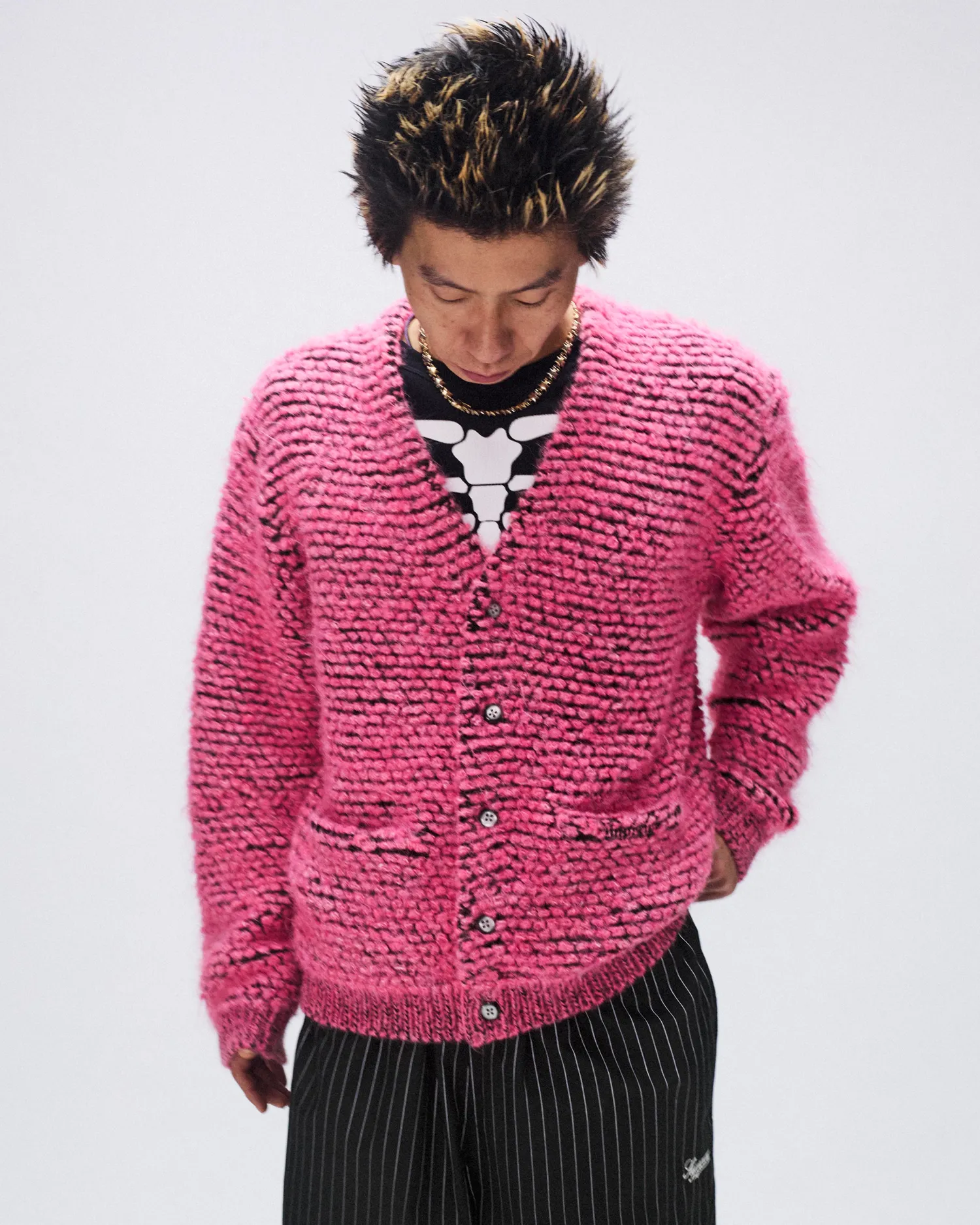 Textured Knotted Cardigan | Supreme 24fw