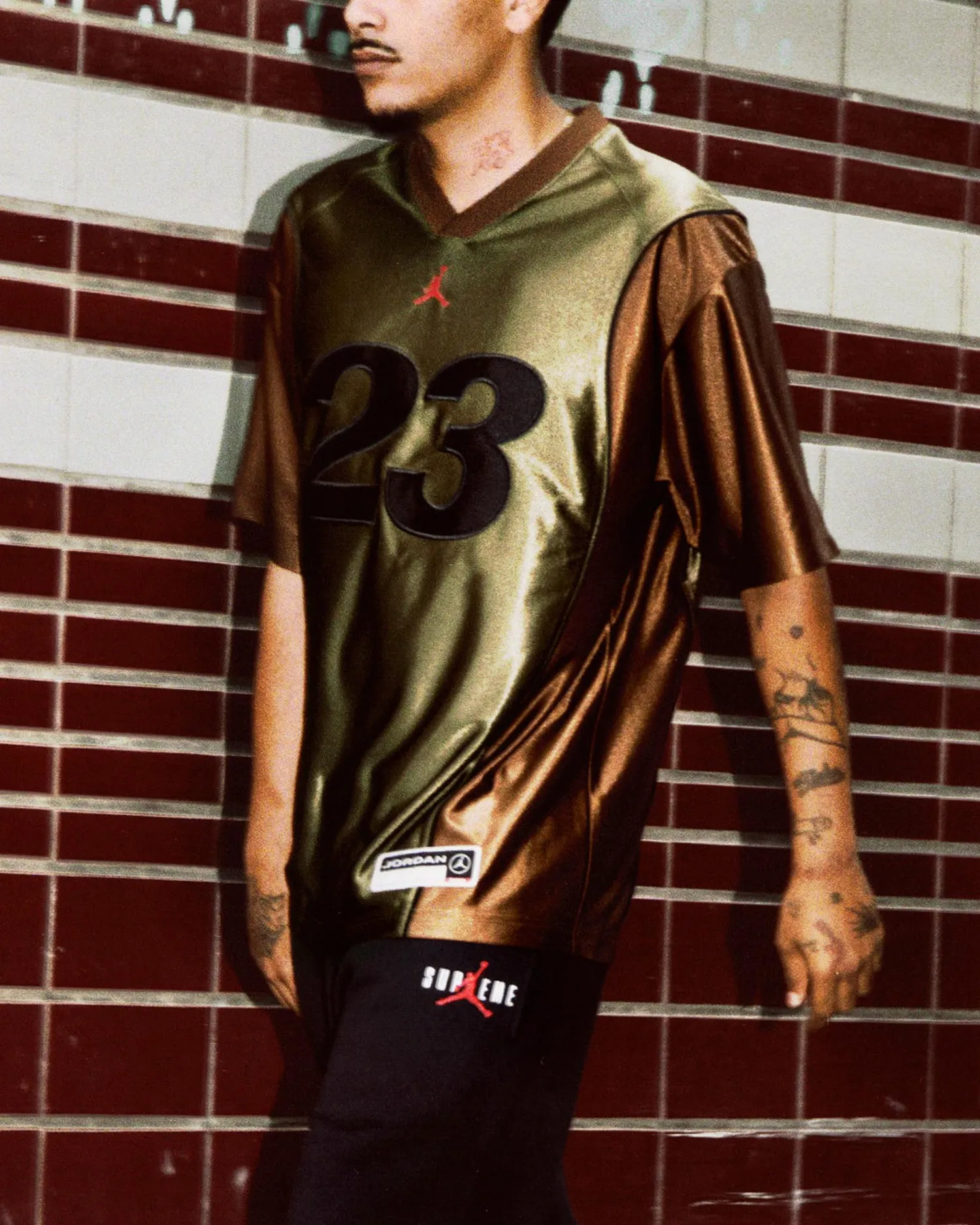 Supreme®/Jordan® Warm Up Jersey | Supreme 24fw