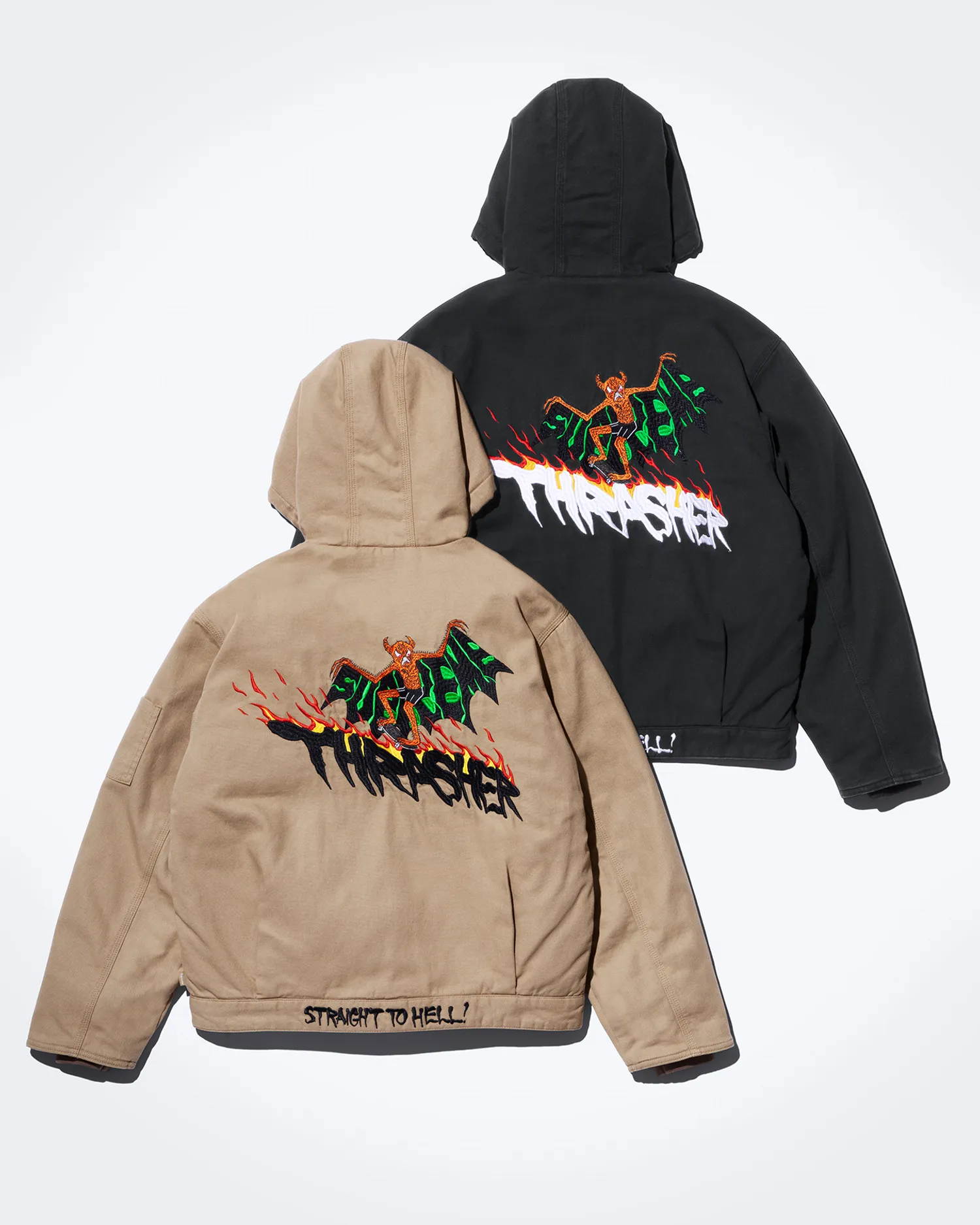 Supreme®/Thrasher® Hooded Work Jacket | Supreme 24fw