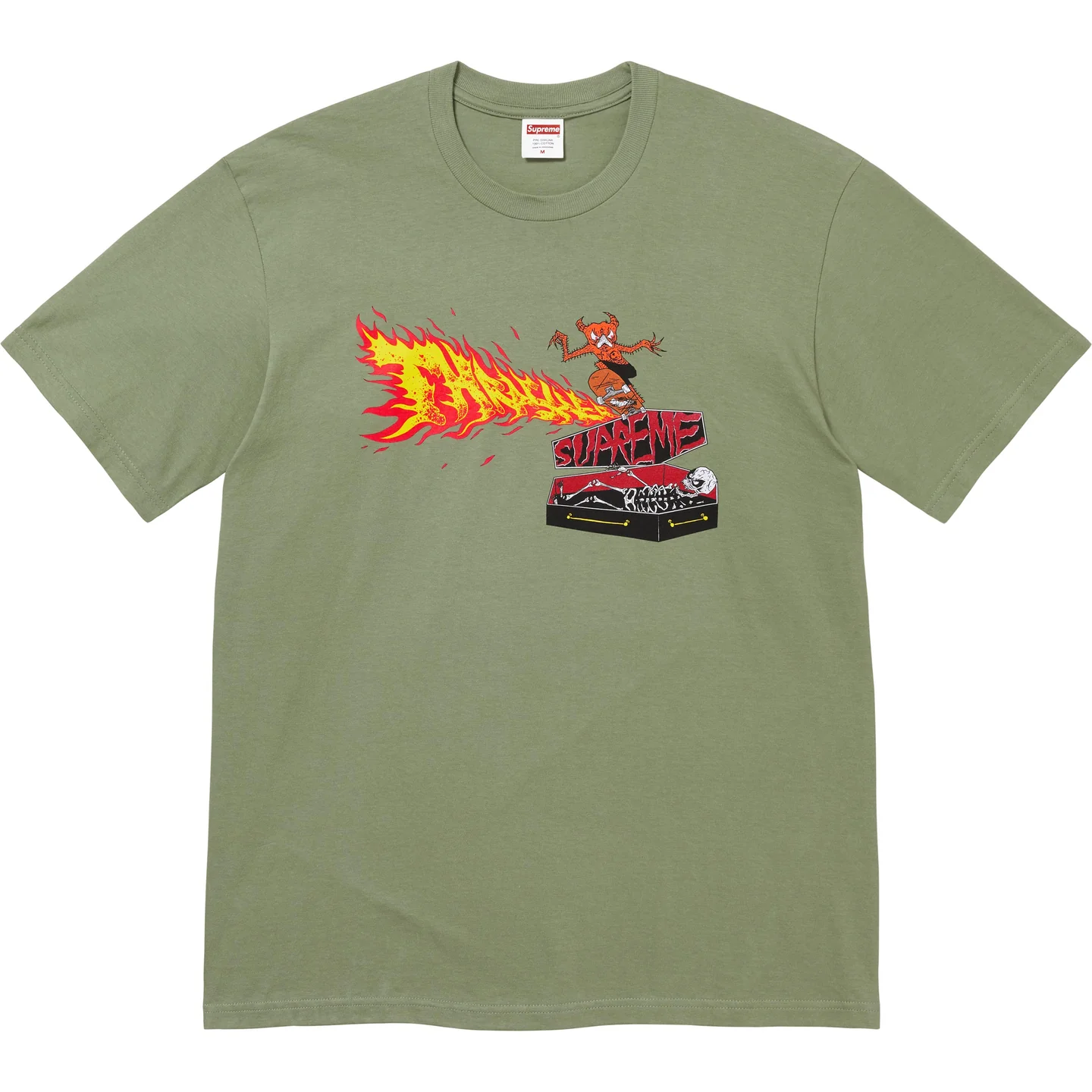 Supreme®/Thrasher® Back Tail Tee | Supreme 24fw
