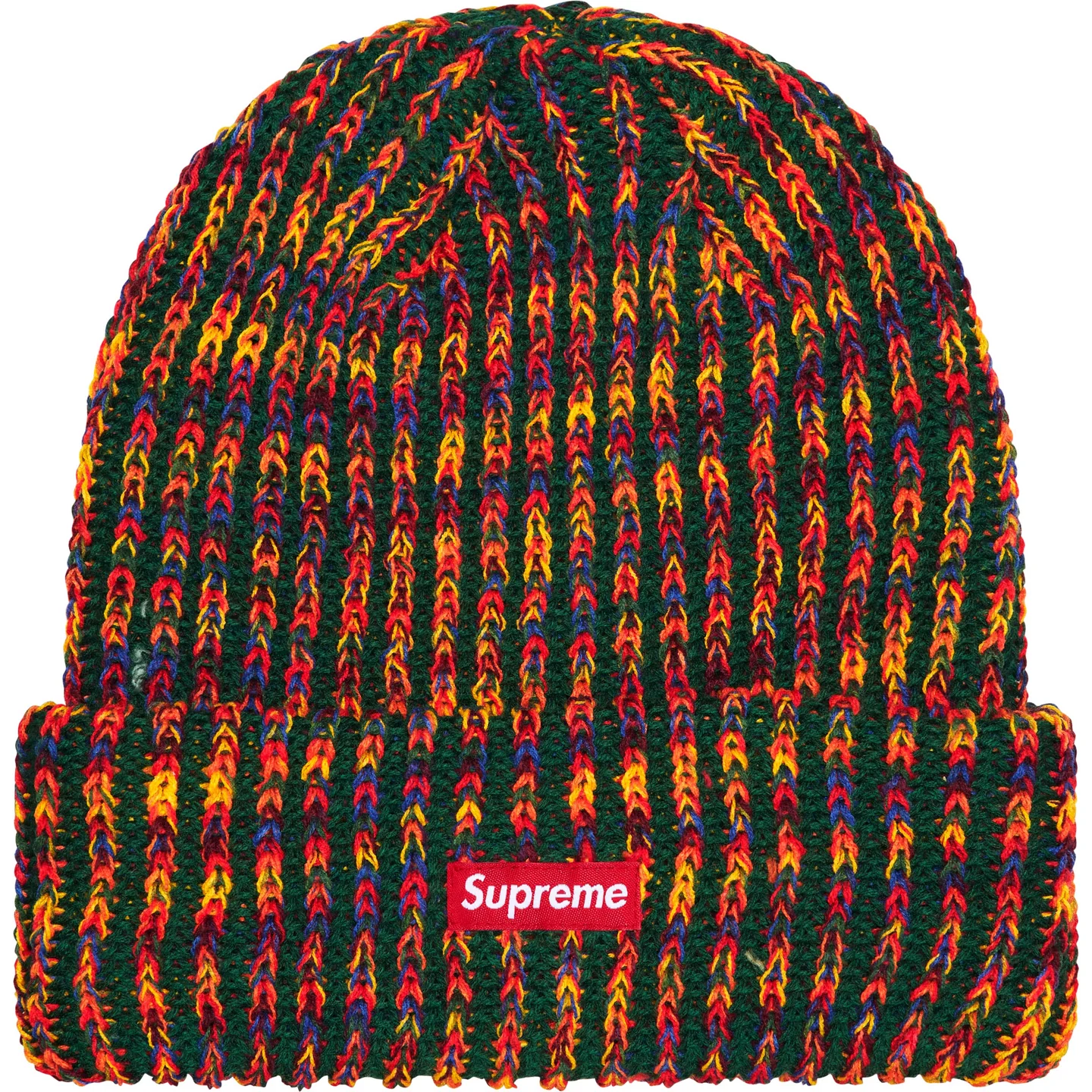Rainbow Loose Gauge Beanie | Supreme 24fw
