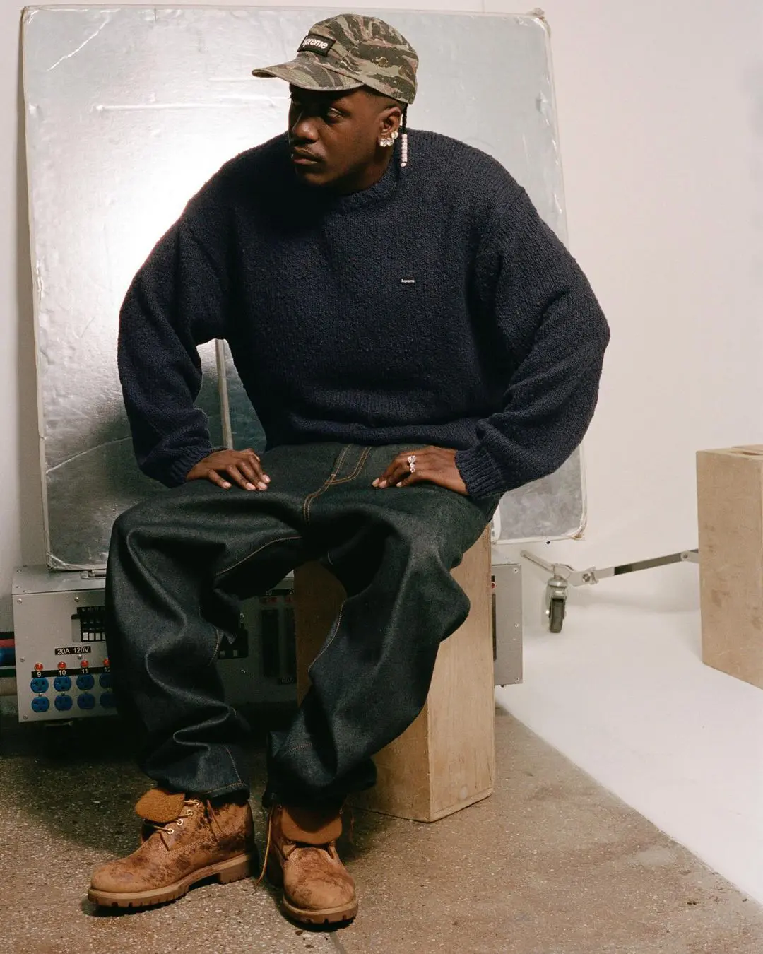 Bouclé Small Box Sweater | Supreme 24ss