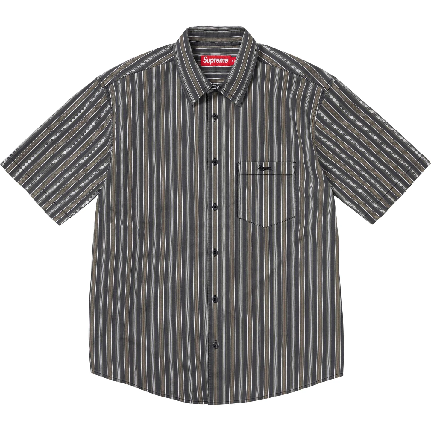 Loose Fit Multi Stripe S/S Shirt | Supreme 24ss